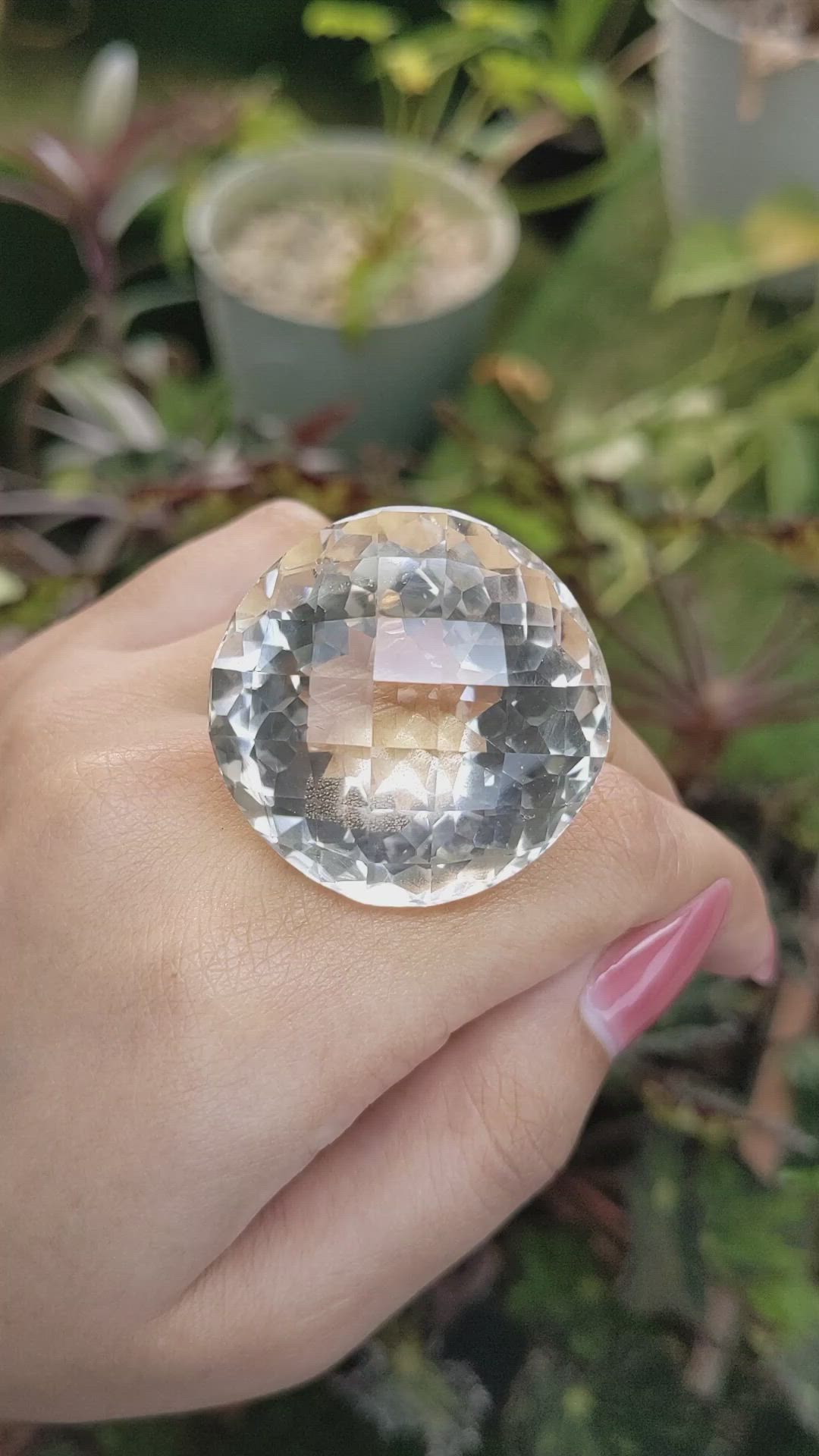 149.25 Ct. Smokey Quartz from Ceylon (Sri Lanka) Size Video