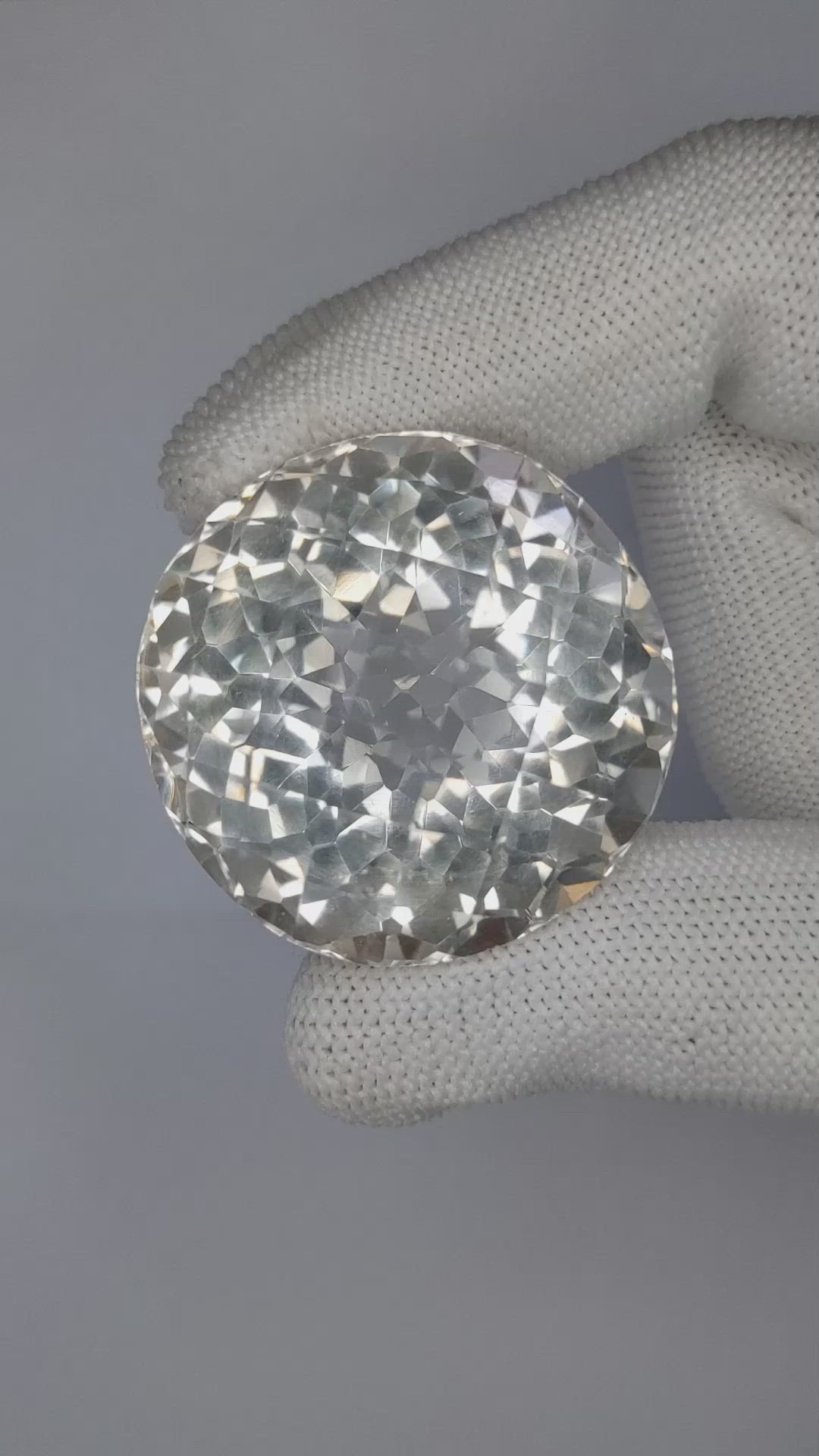 149.25 Ct. Smokey Quartz from Ceylon (Sri Lanka) Size Video