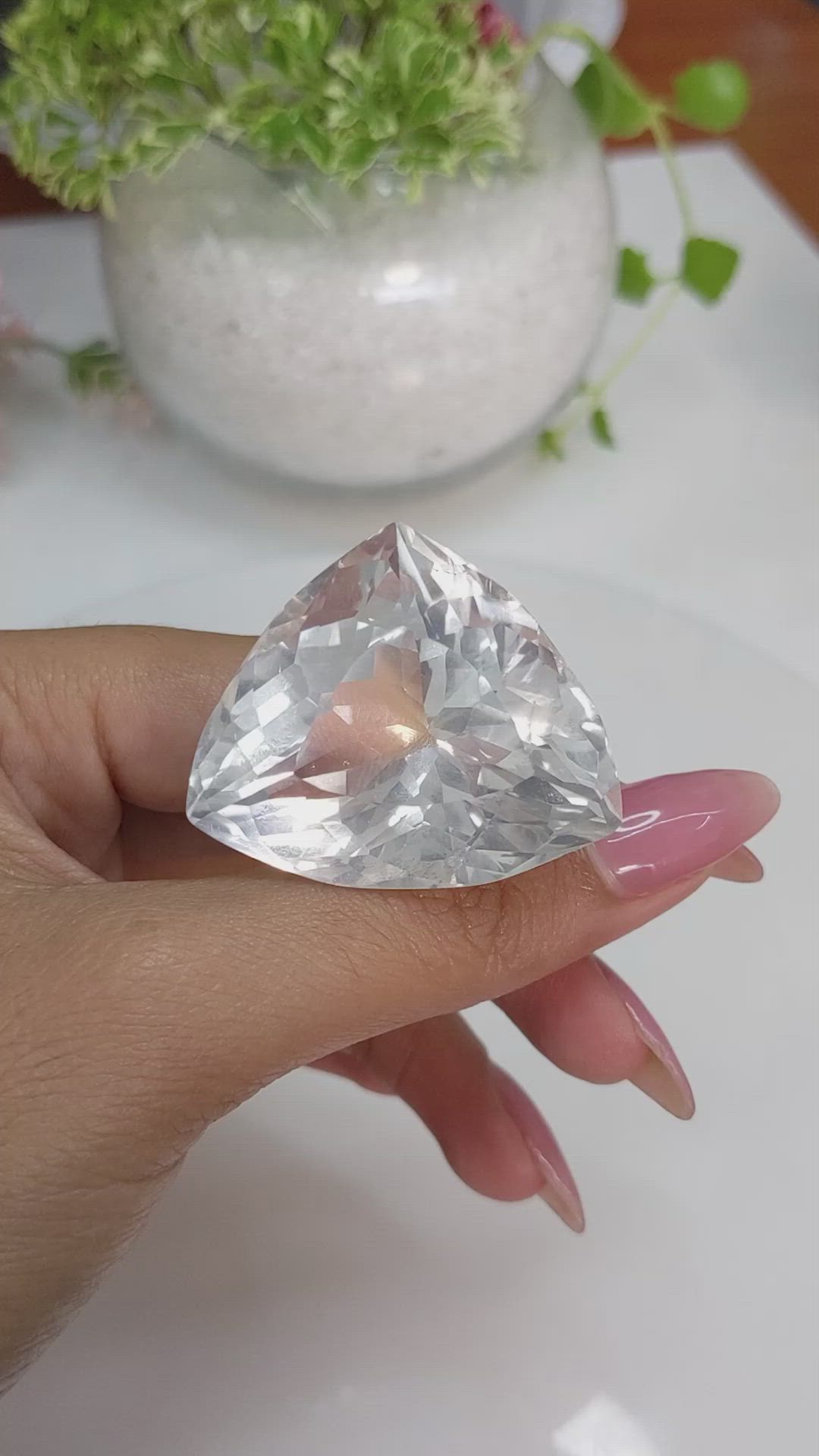 143.69 Ct. White Opal from Madagascar Size Video