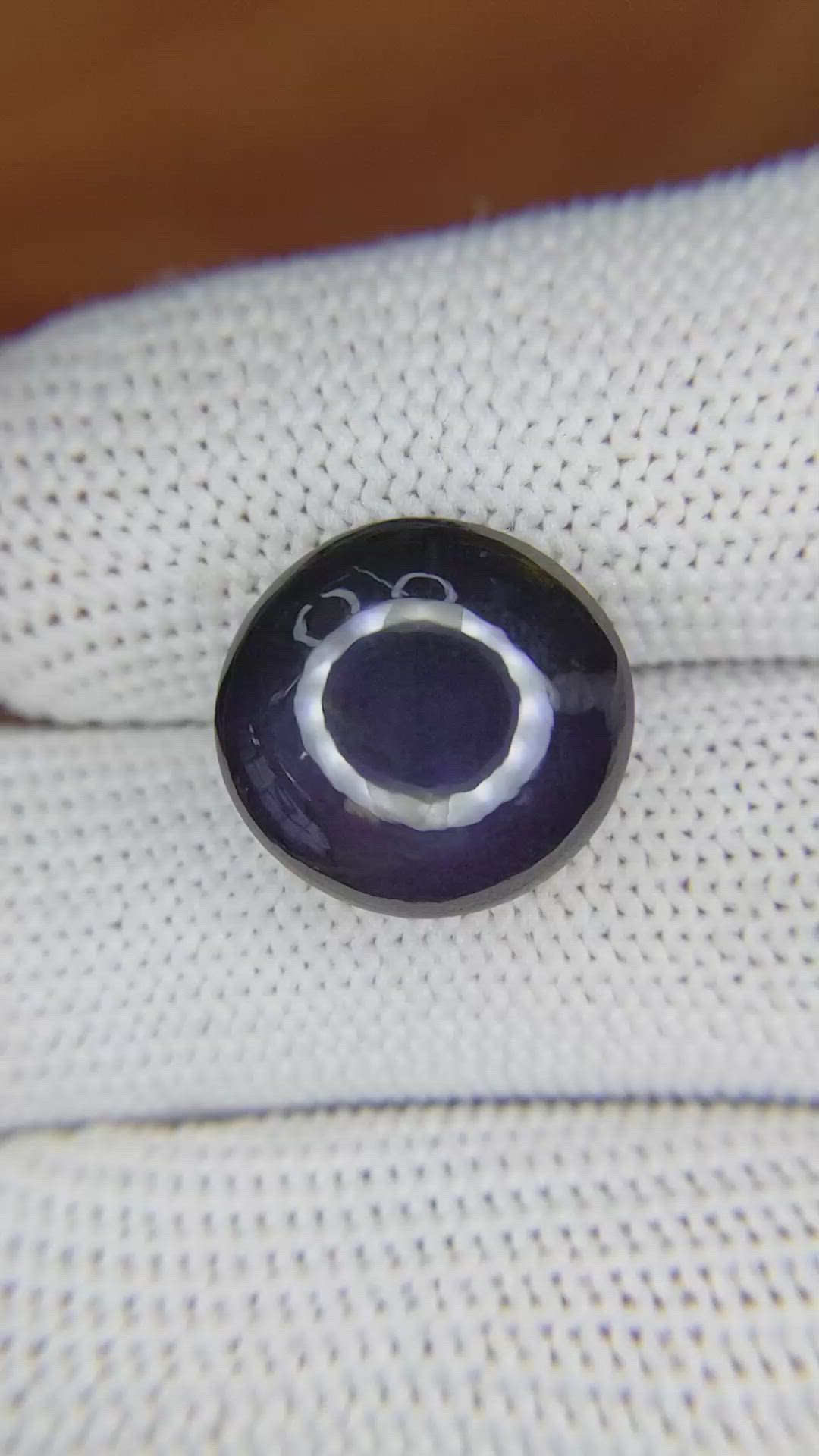 18.24 Ct. Purple Star Garnet from Ceylon (Sri Lanka) Size Video