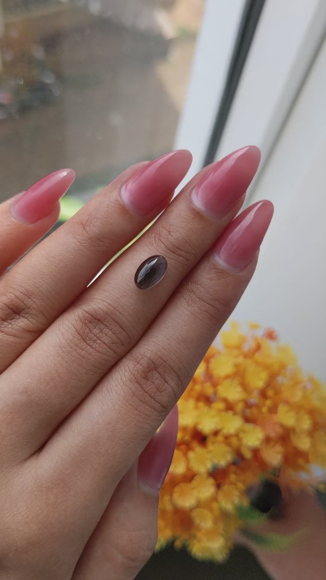 1.72 Ct. Cabochon Kornerupine from Ceylon (Sri Lanka) Size Video