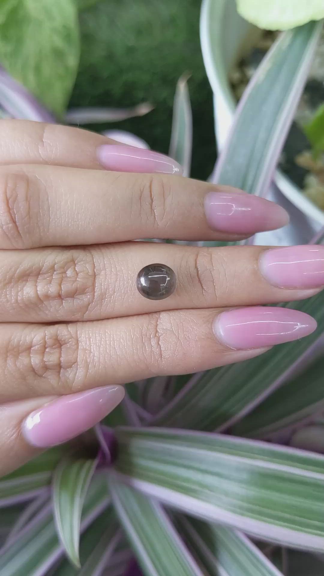 2.18 Ct. Cabochon White Opal from Ceylon (Sri Lanka) Size Video