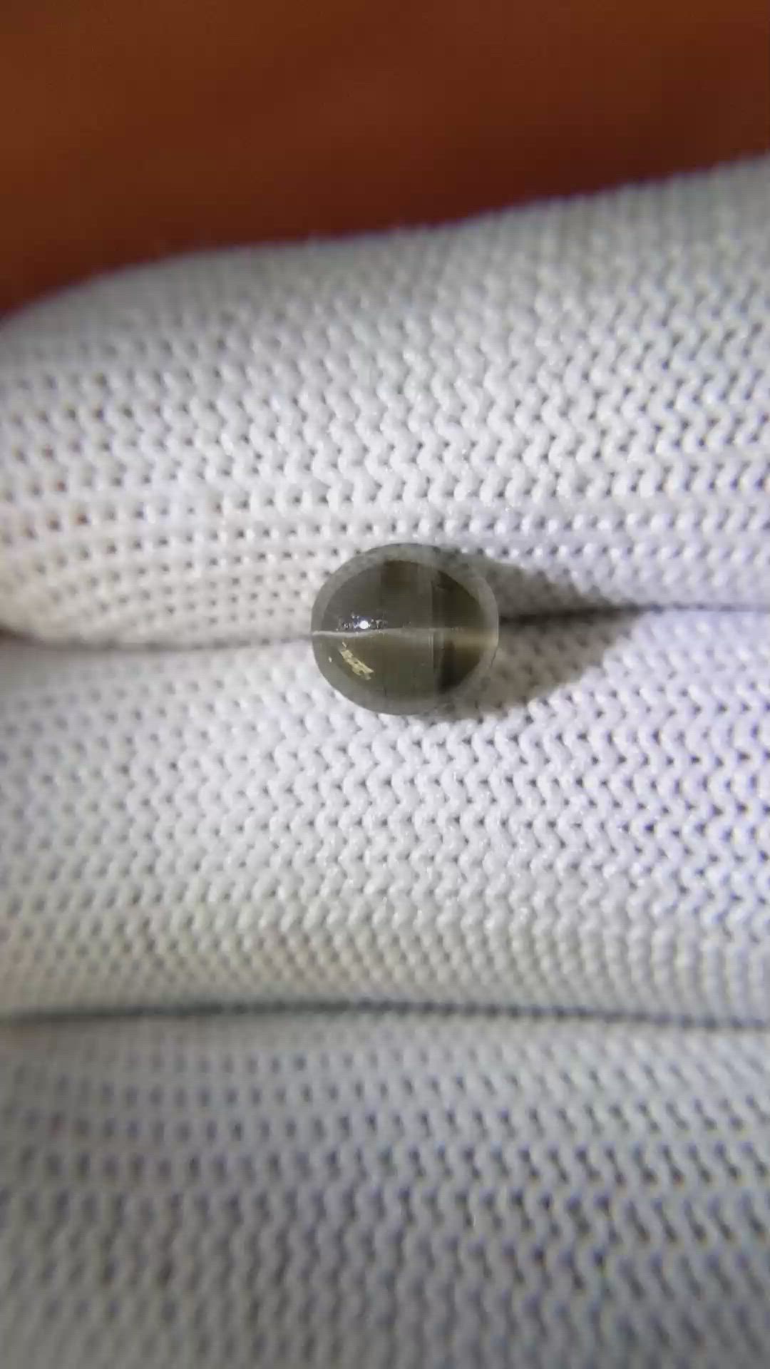 2.18 Ct. Cabochon White Opal from Ceylon (Sri Lanka) Size Video