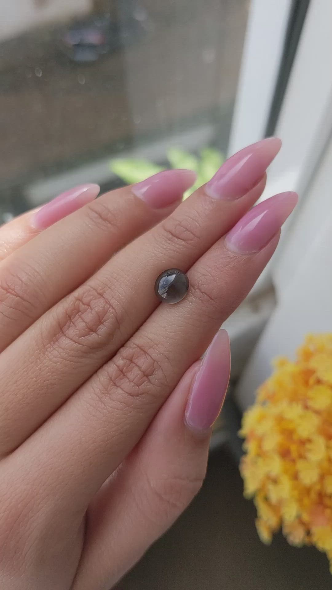 2.18 Ct. Cabochon White Opal from Ceylon (Sri Lanka) Size Video