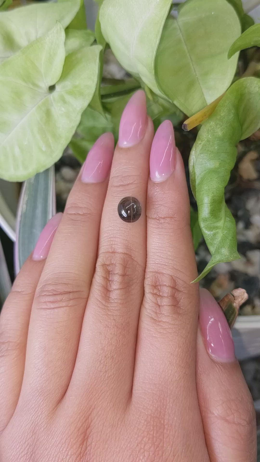 2.18 Ct. Cabochon White Opal from Ceylon (Sri Lanka) Size Video