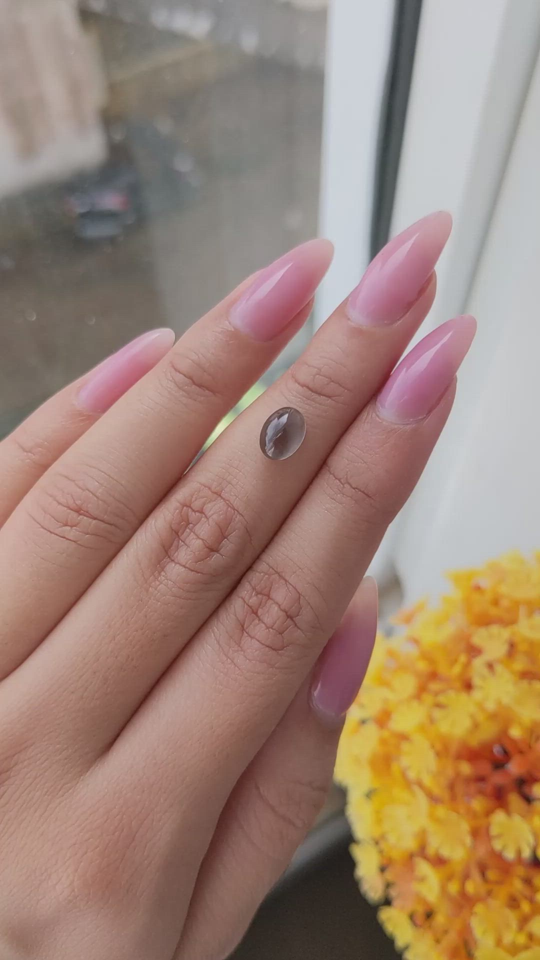 1.48 Ct. Cabochon Kornerupine from Ceylon (Sri Lanka) Size Video