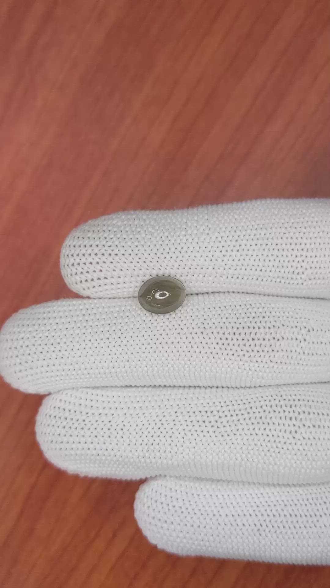 1.94 Ct. Cabochon Kornerupine from Ceylon (Sri Lanka) Size Video