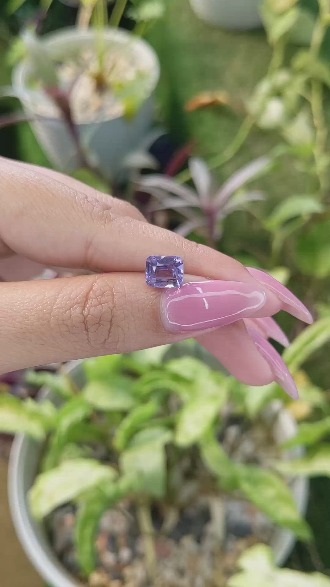2.61 Ct. Spinel from Ceylon (Sri Lanka) Size Video