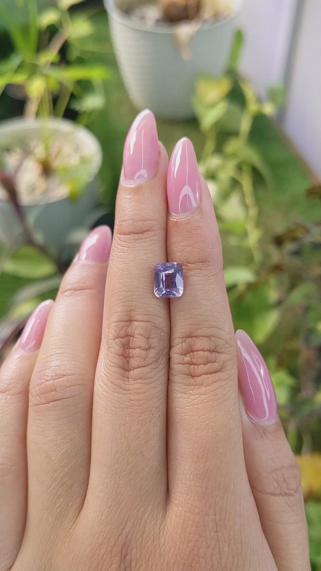 2.61 Ct. Spinel from Ceylon (Sri Lanka) Size Video