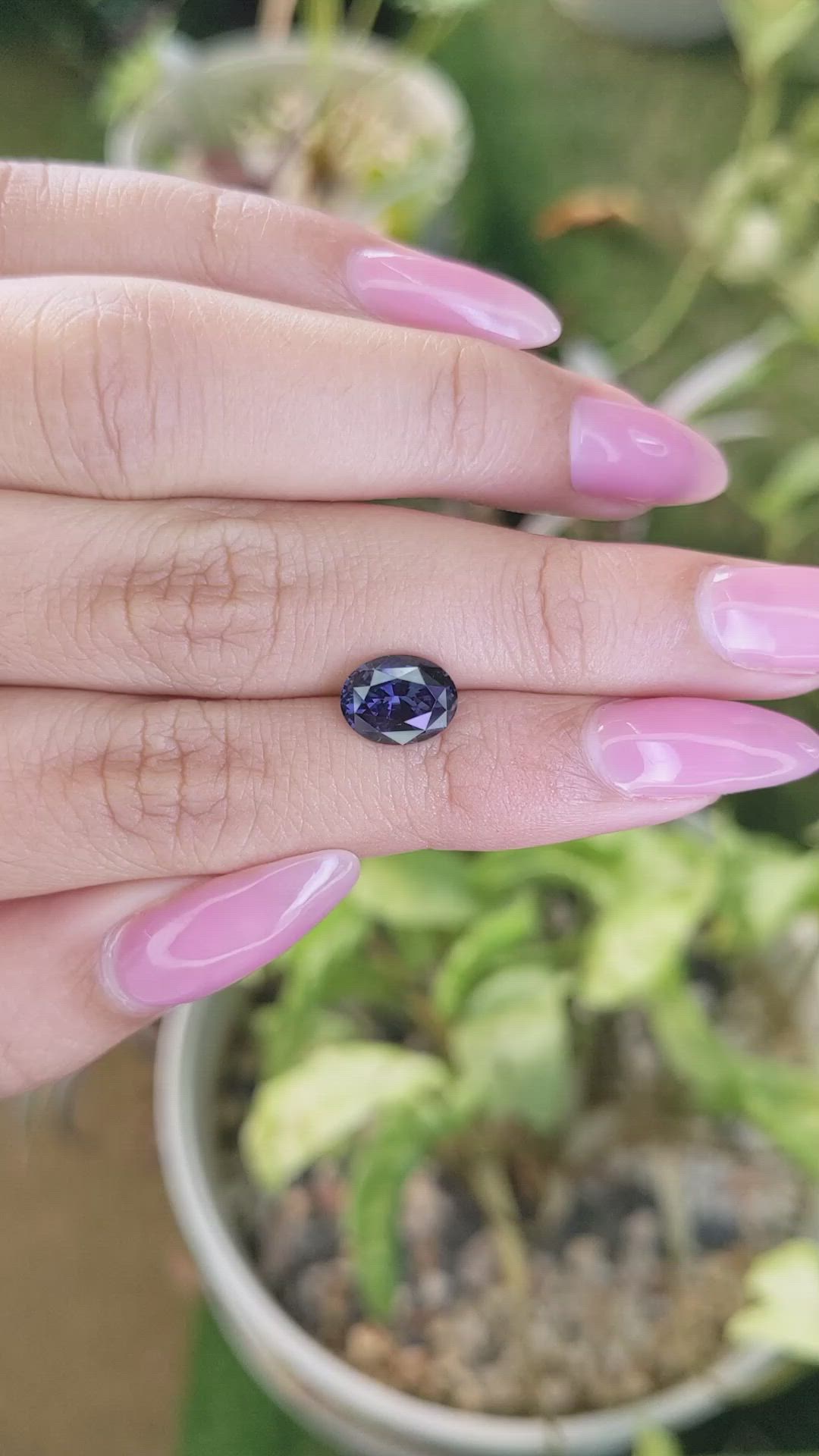 2.31 Ct. Cobalt Spinel from Ceylon (Sri Lanka) Size Video