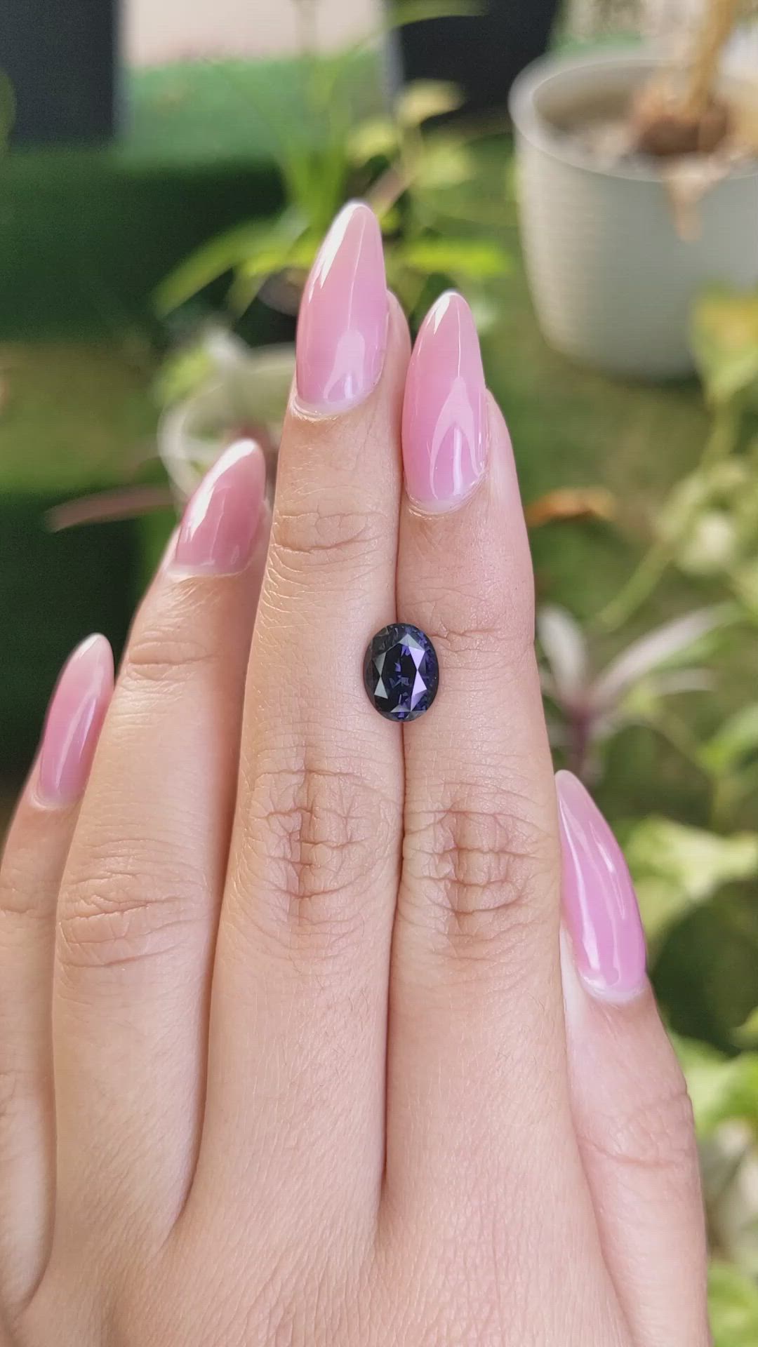 2.31 Ct. Cobalt Spinel from Ceylon (Sri Lanka) Size Video