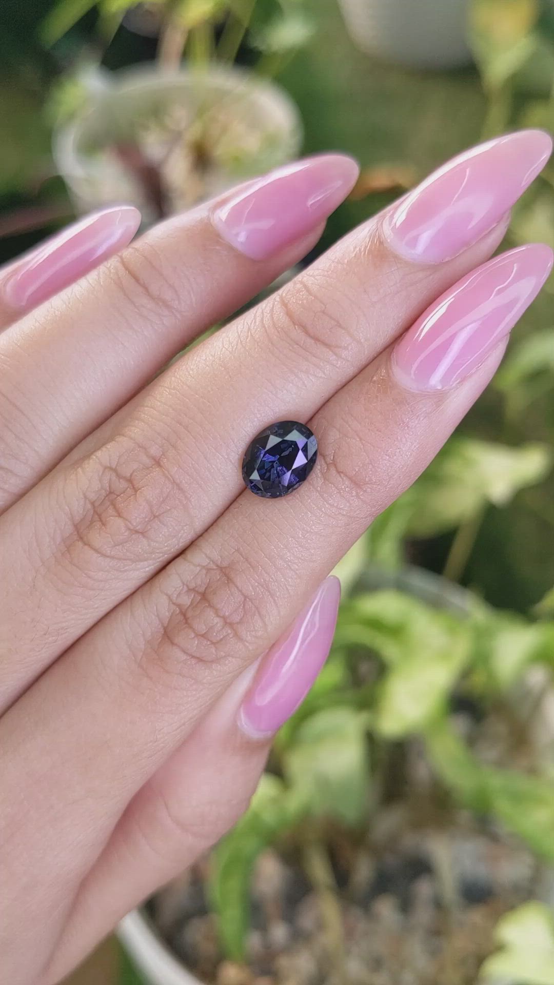 2.31 Ct. Cobalt Spinel from Ceylon (Sri Lanka) Size Video