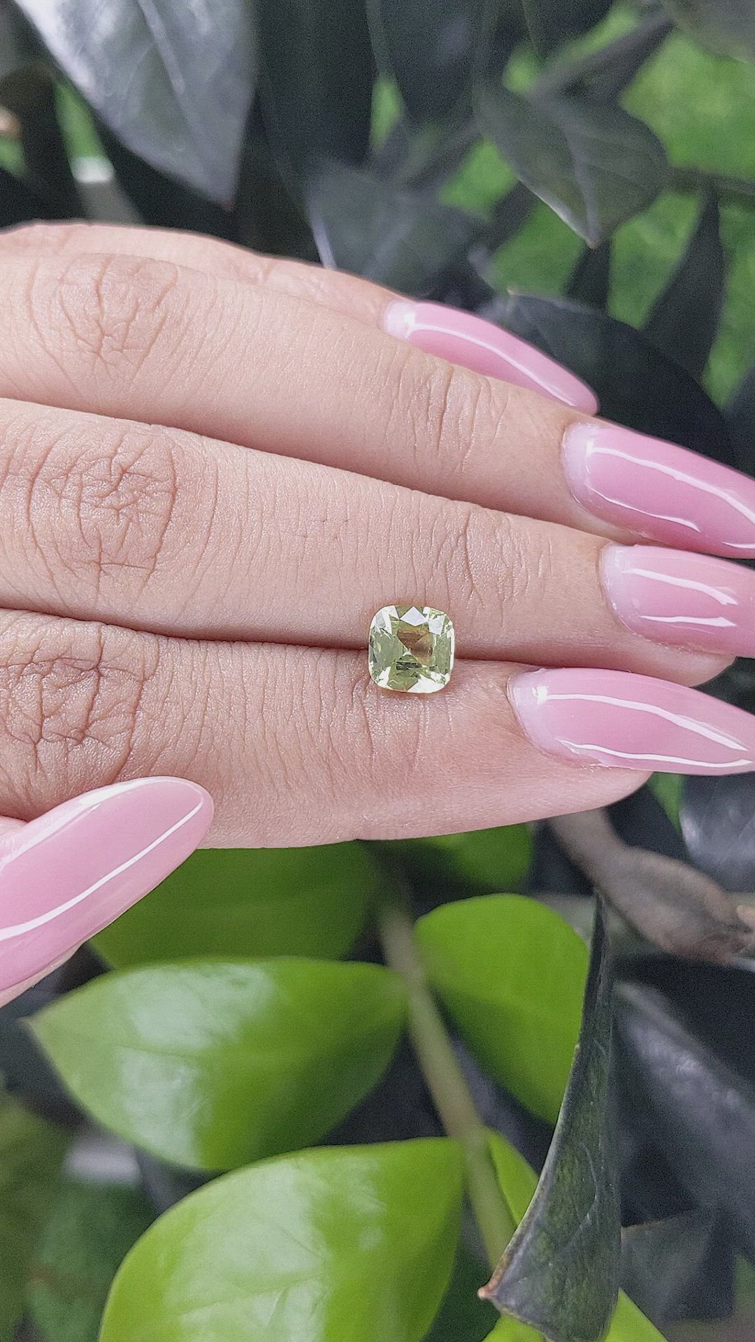 1.06 Ct. Chrysoberyl from Tanzania Size Video