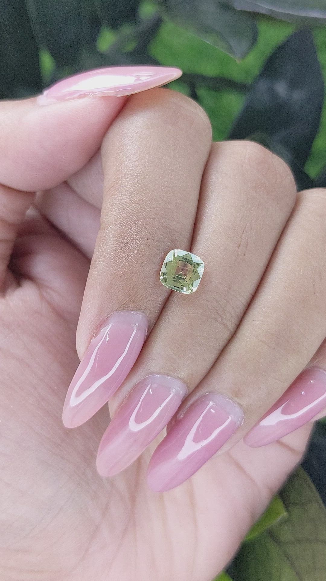 1.06 Ct. Chrysoberyl from Tanzania Size Video