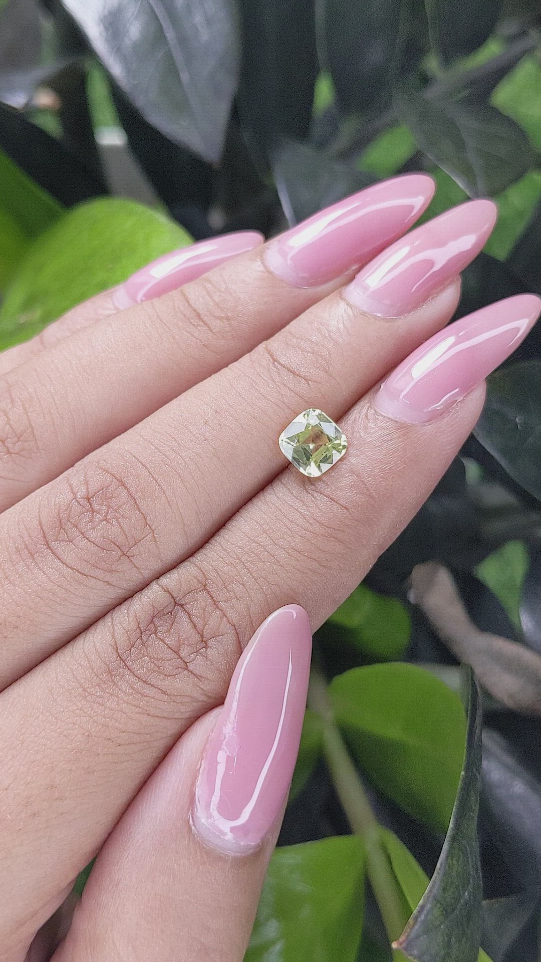 1.06 Ct. Chrysoberyl from Tanzania Size Video