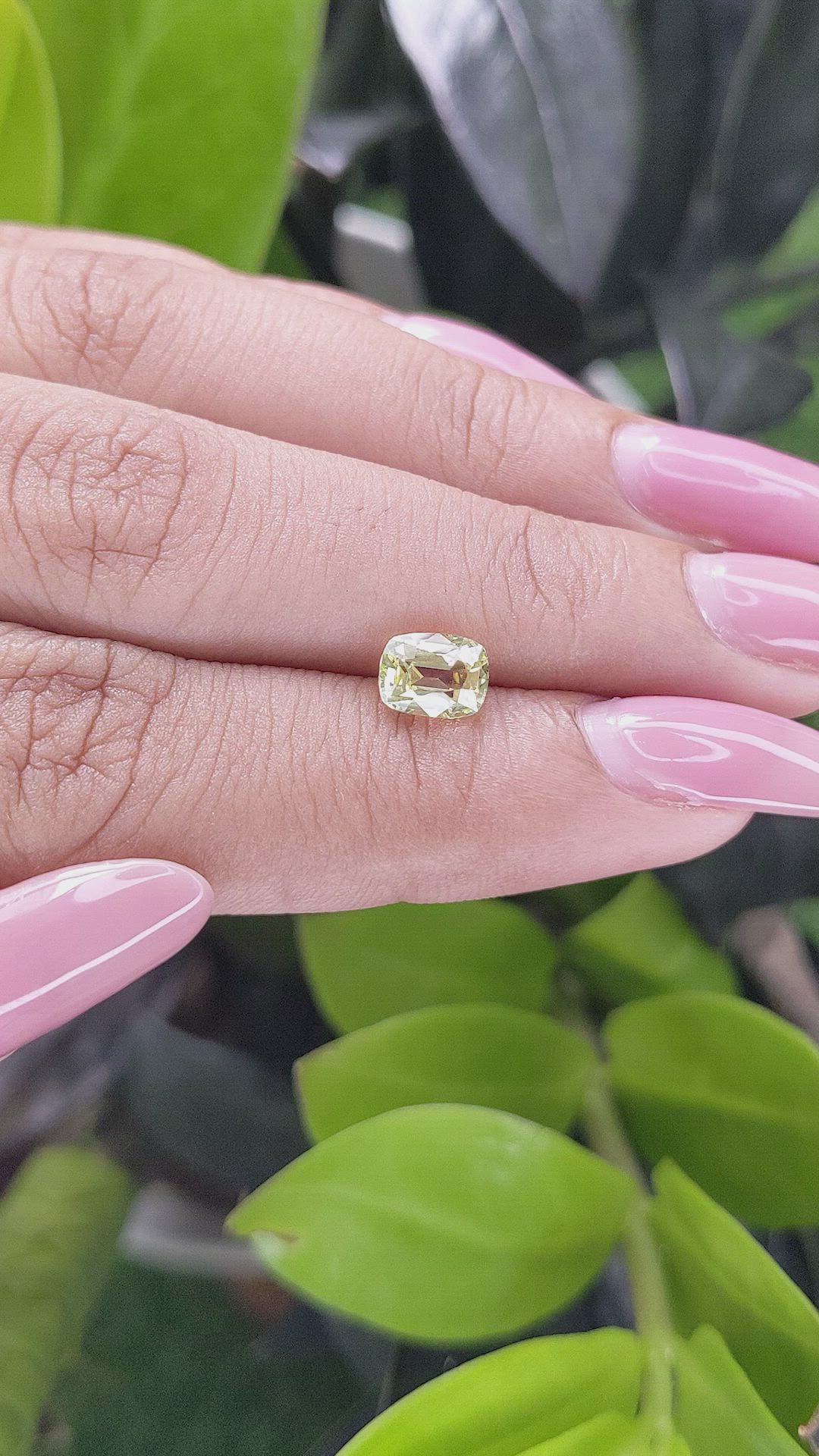 1.27 Ct. Chrysoberyl from Tanzania Size Video