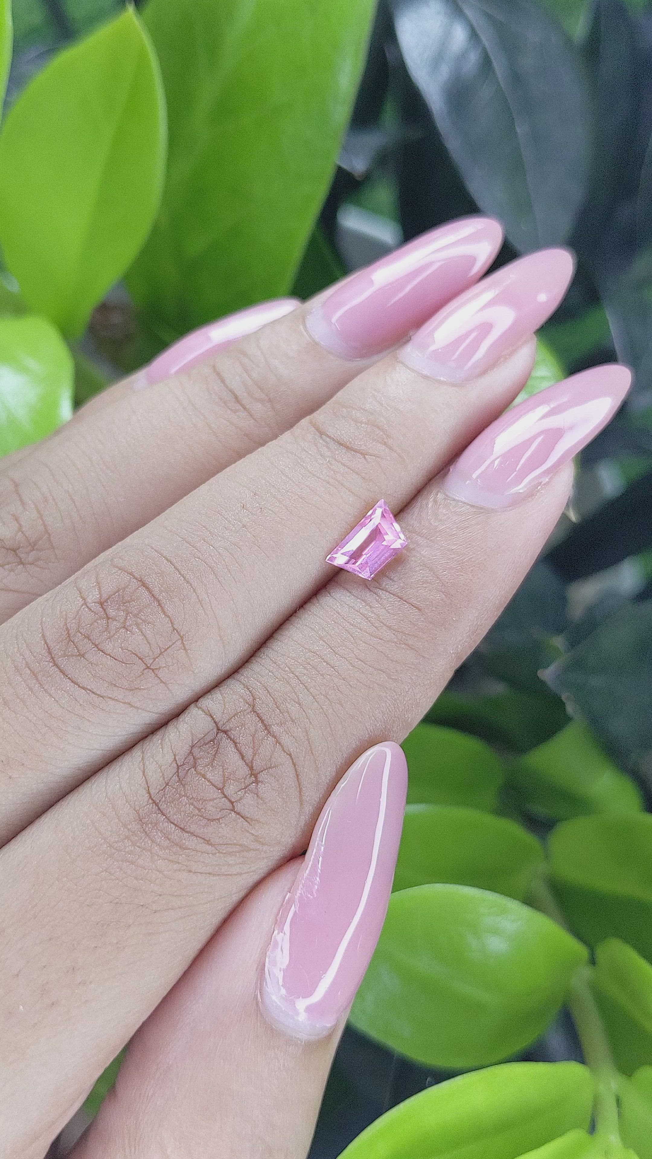 0.88 Ct. Spinel from Tanzania Size Video