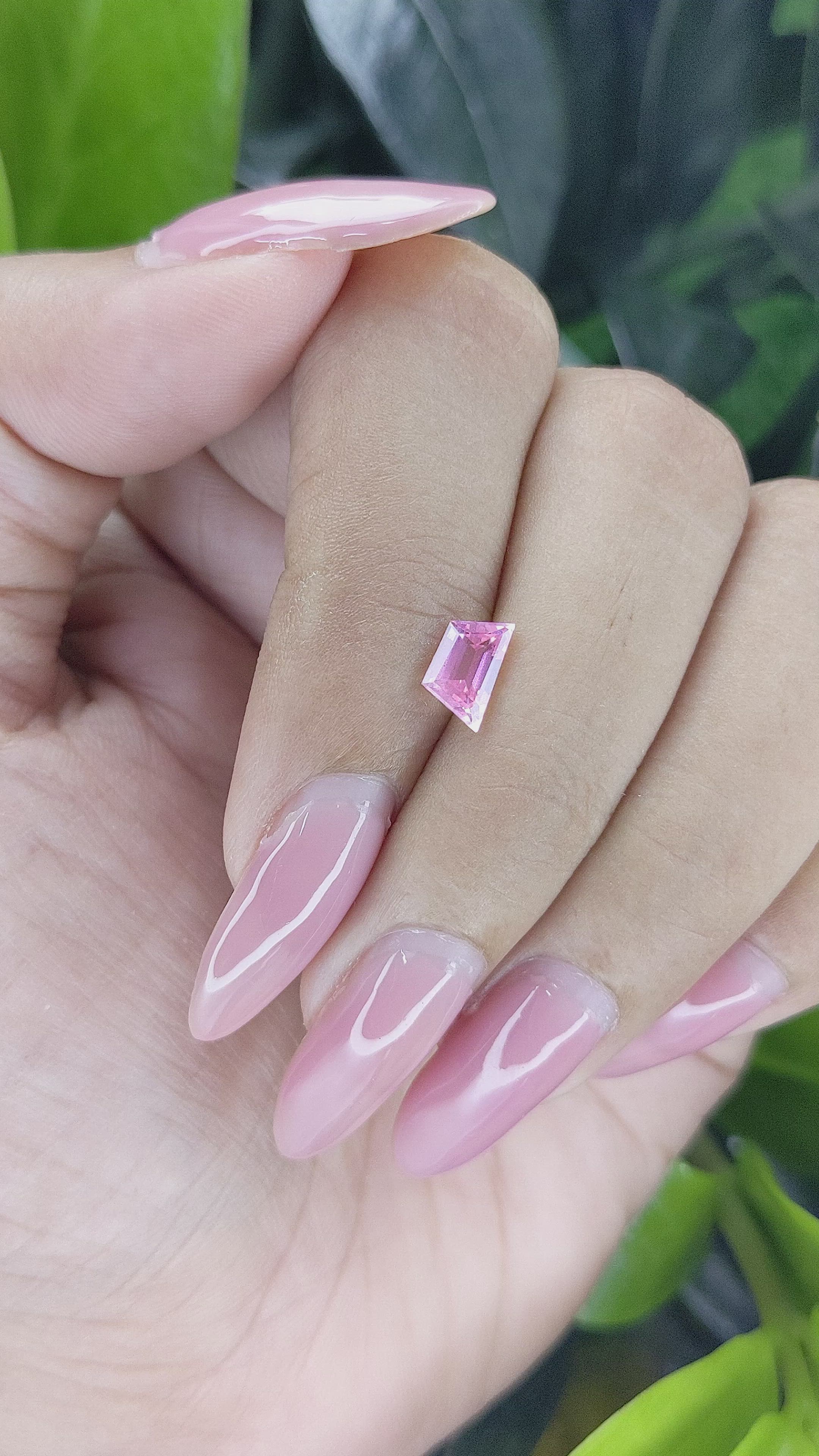 0.88 Ct. Spinel from Tanzania Size Video