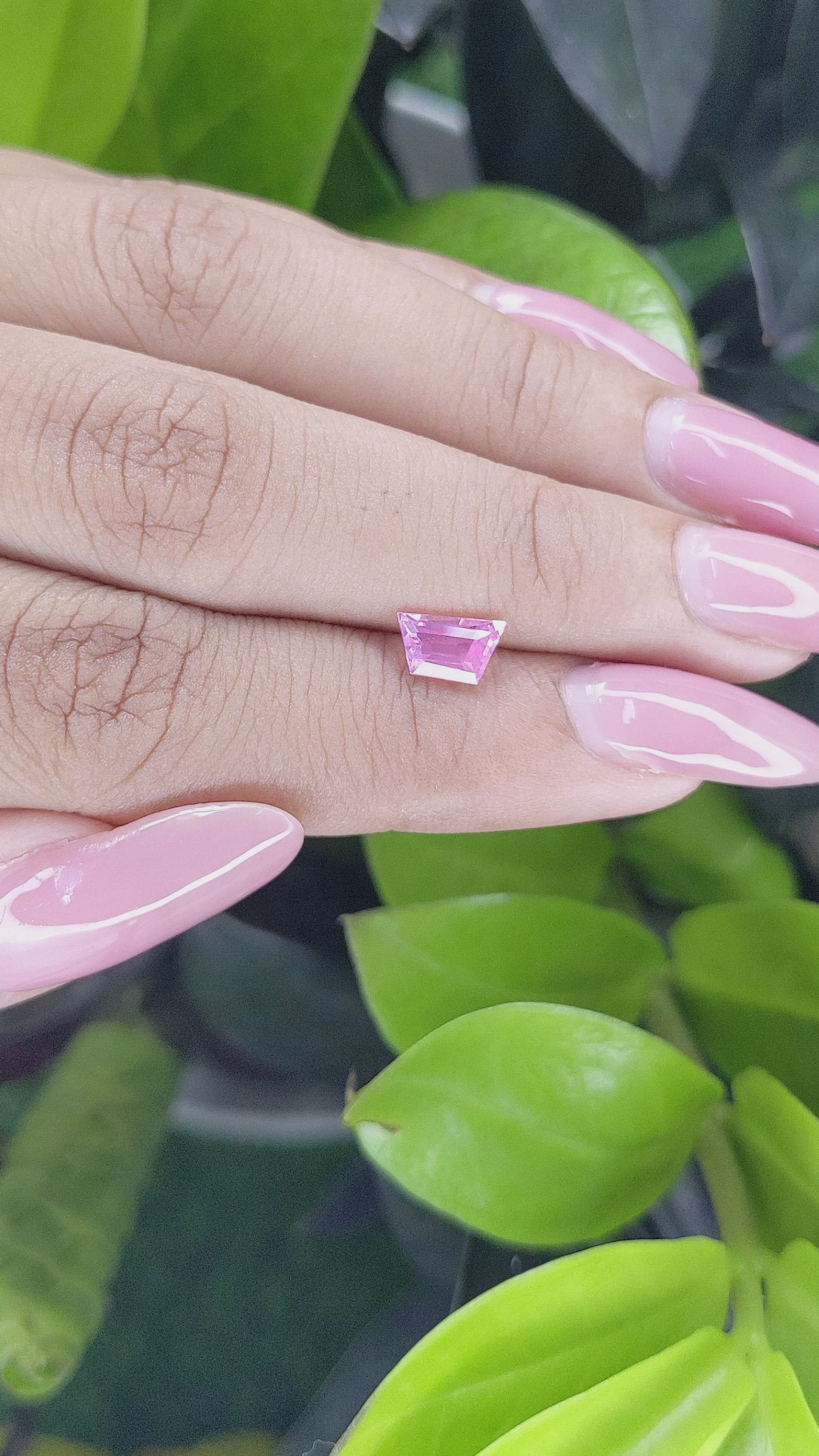 0.88 Ct. Spinel from Tanzania Size Video