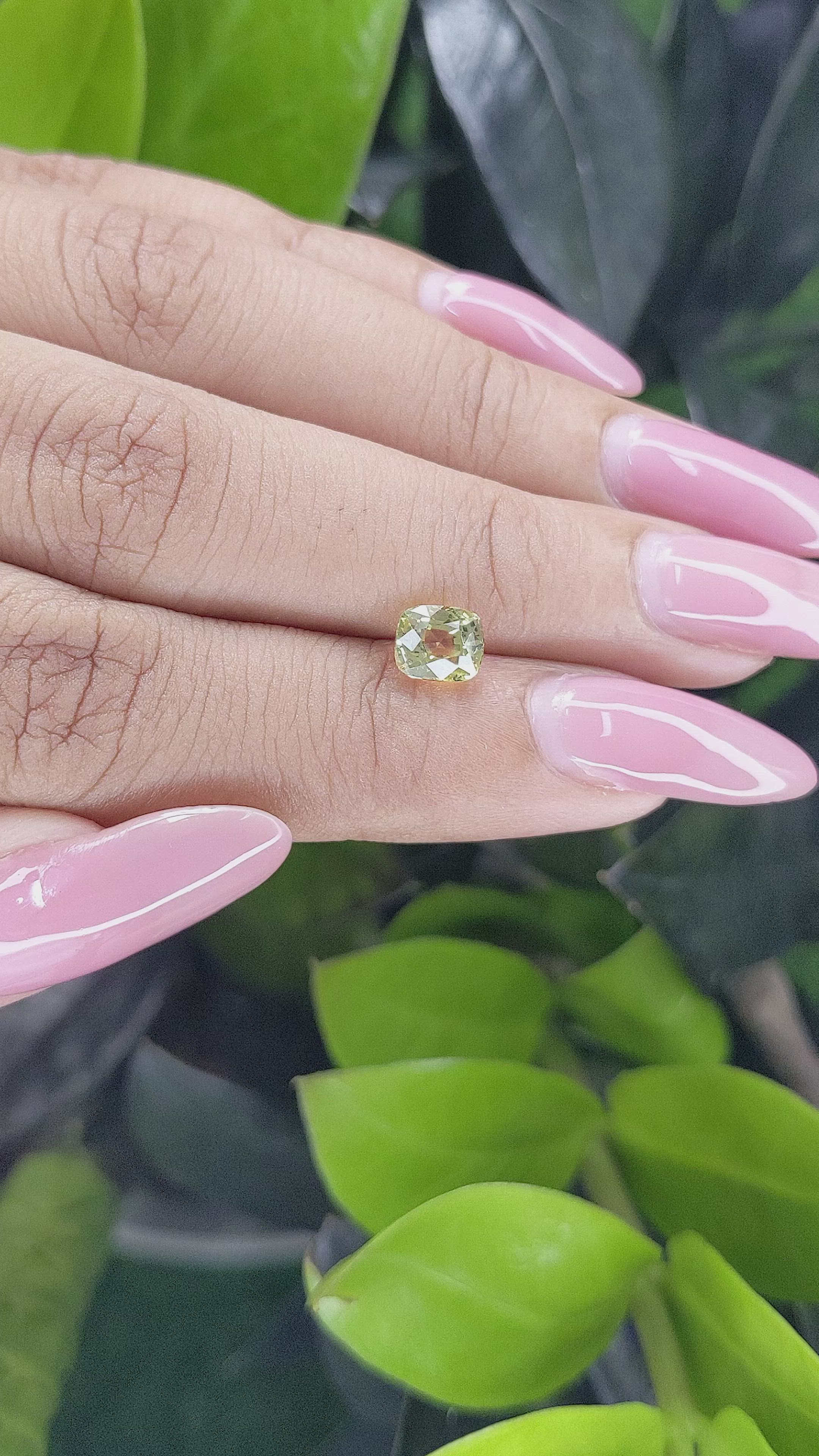 1.20 Ct. Chrysoberyl from Tanzania Size Video