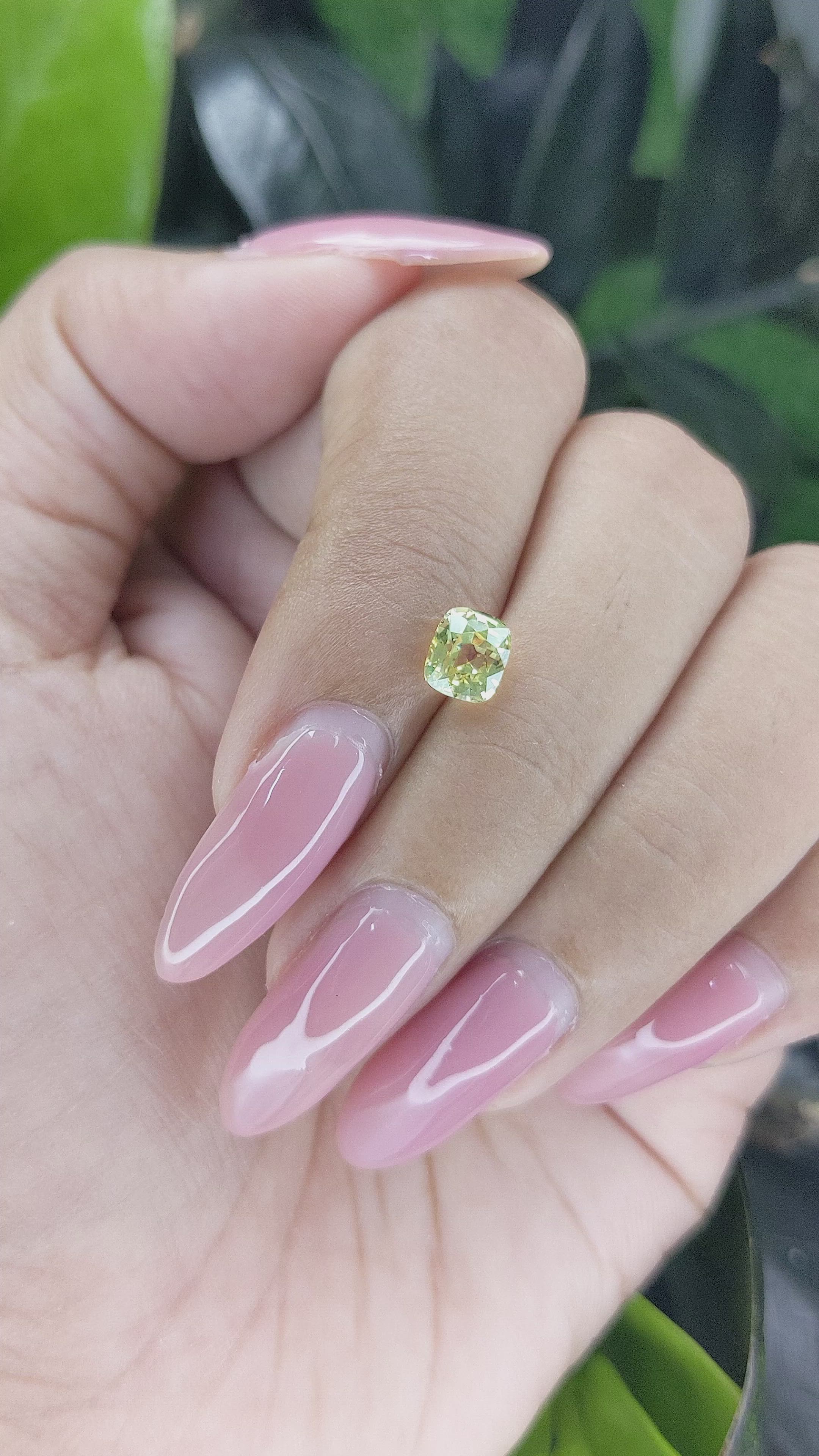 1.20 Ct. Chrysoberyl from Tanzania Size Video