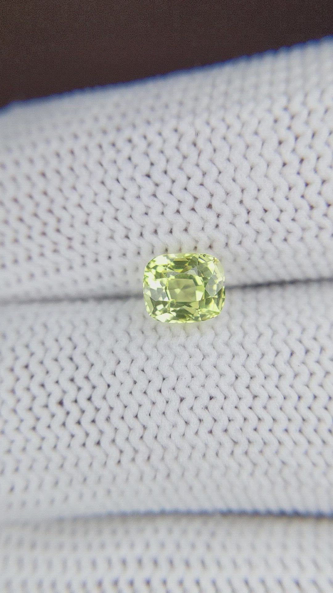 1.20 Ct. Chrysoberyl from Tanzania Size Video