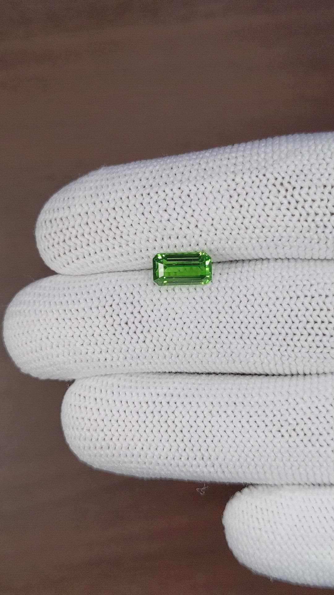 2.01 Ct. Tsavorite Garnet from Tanzania Size Video