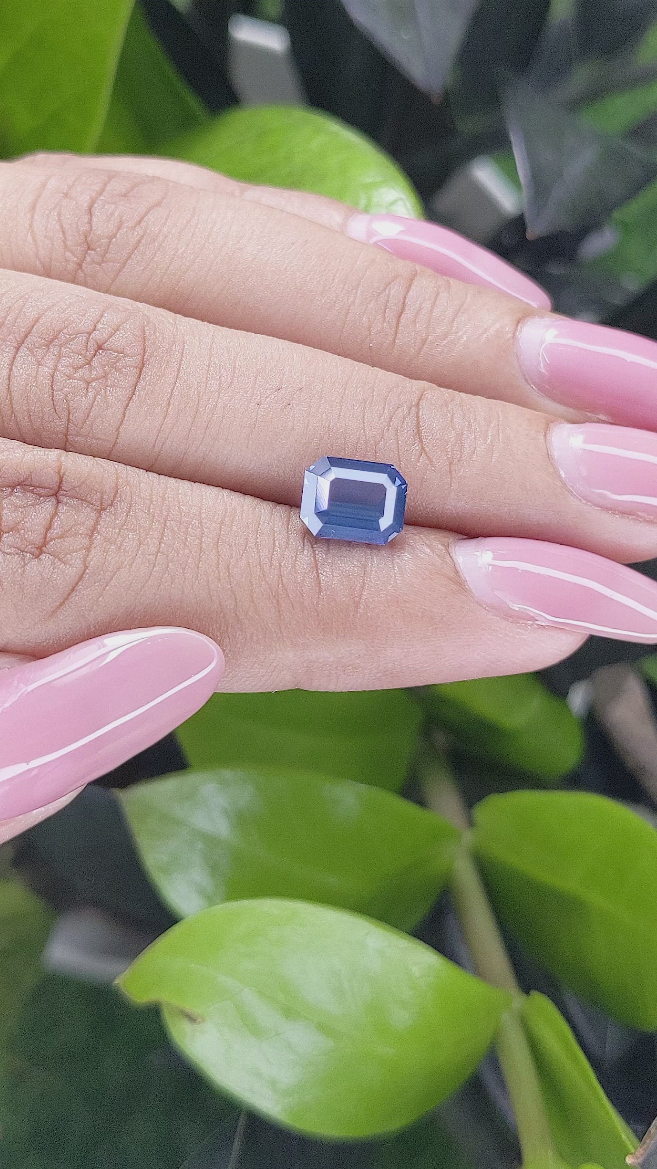 2.04 Ct. Spinel from Tanzania Size Video