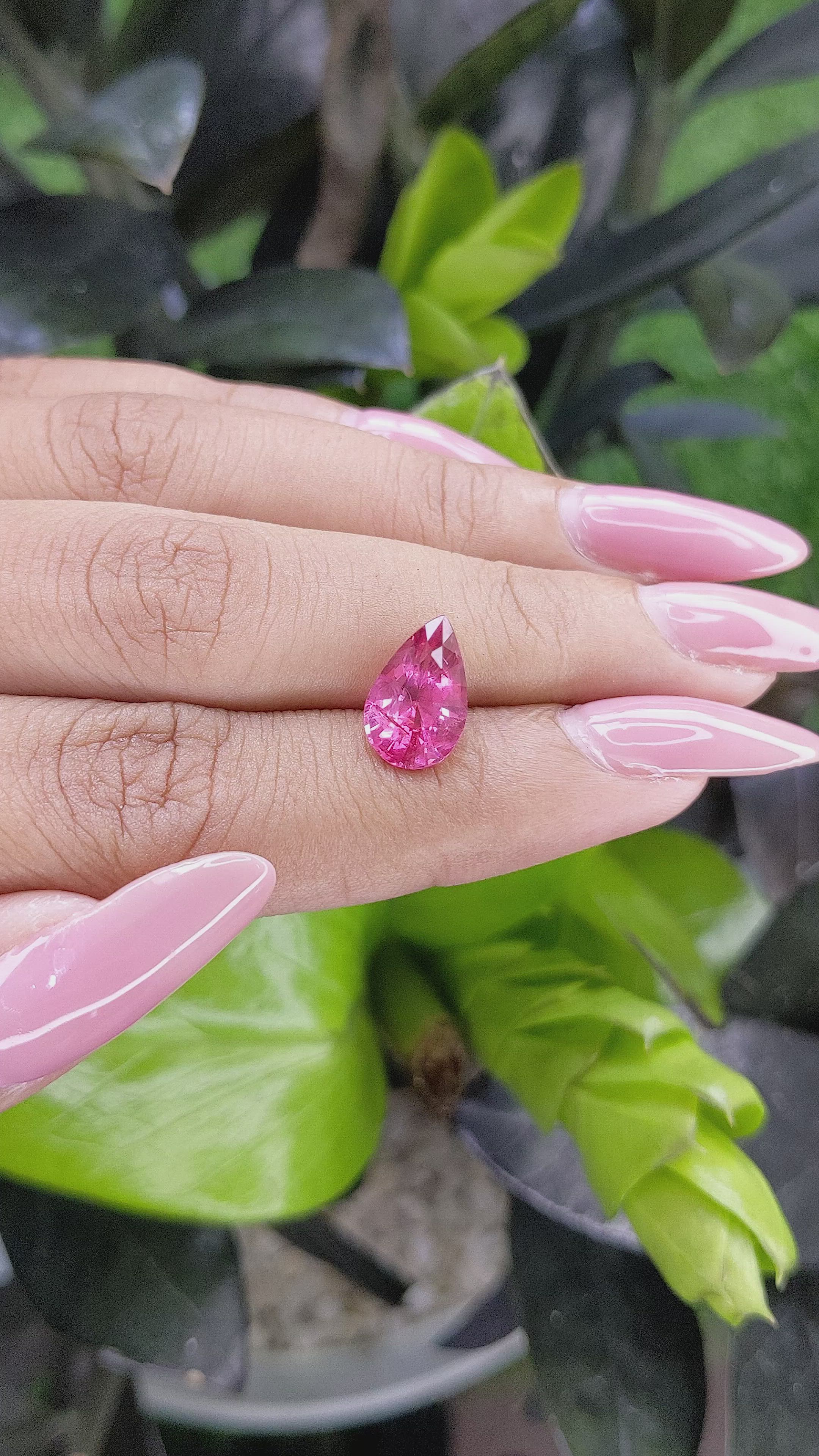 3.00 Ct. Spinel from Tanzania Size Video