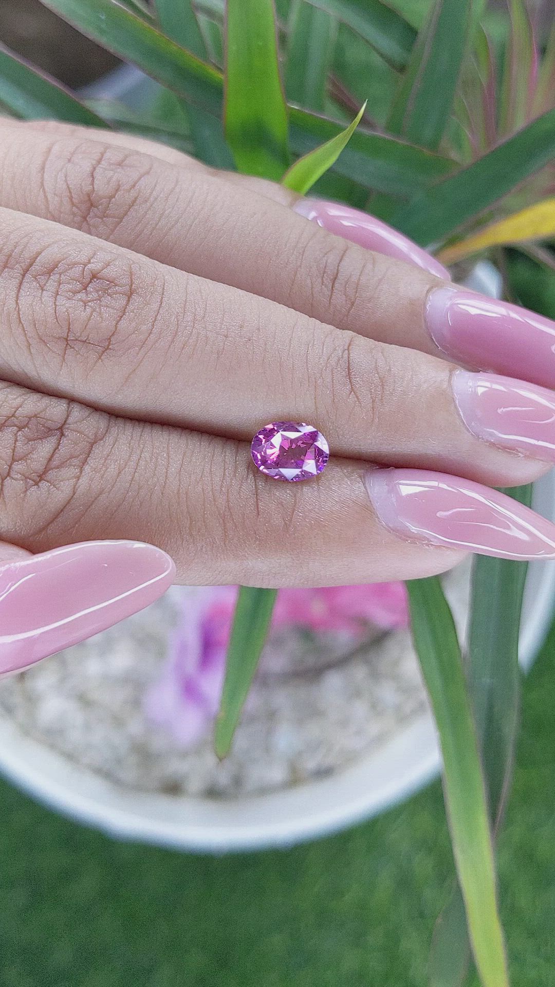 1.12 Ct. Garnet from Madagascar Size Video