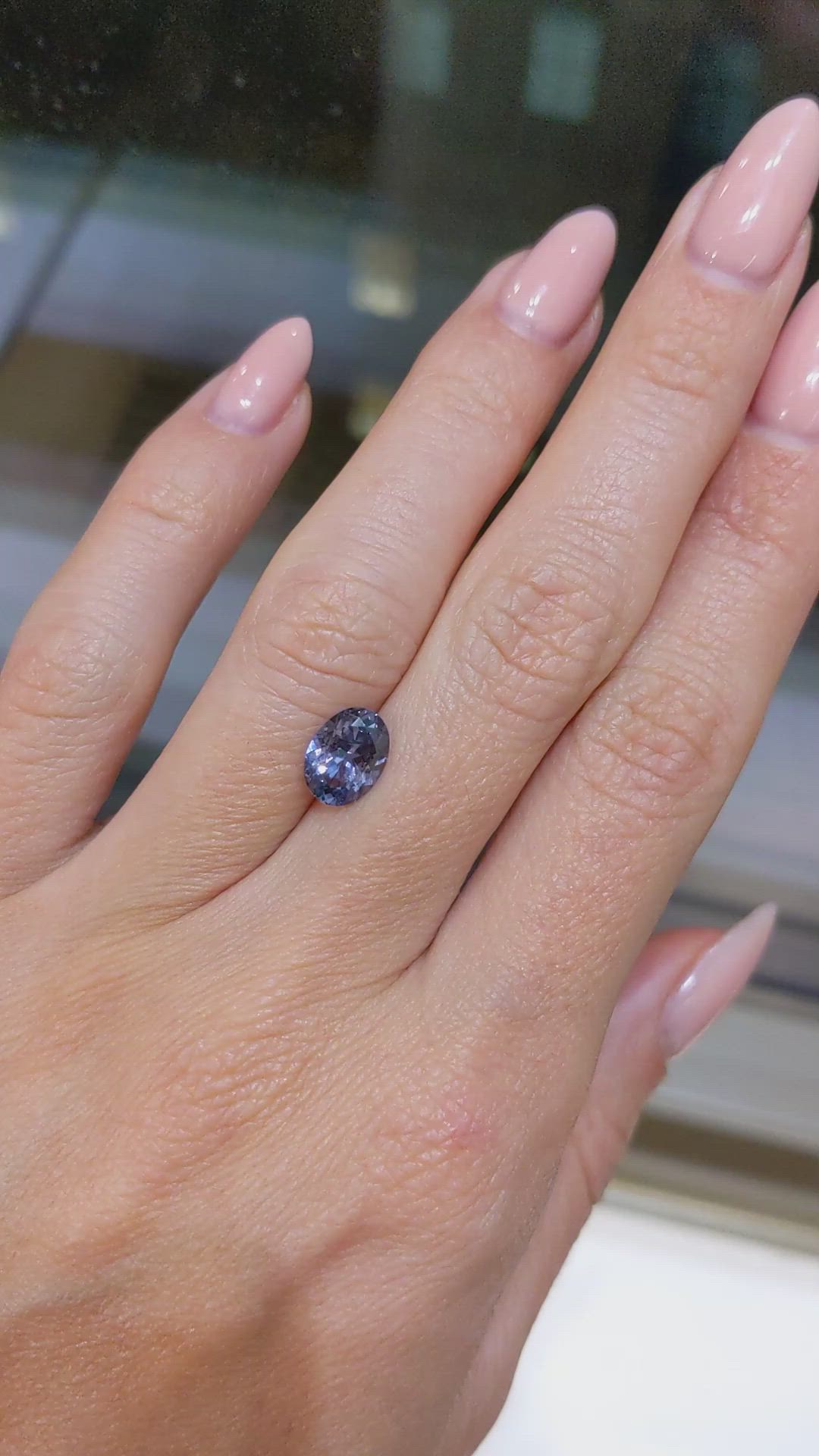 1.57 Ct. Spinel from Ceylon (Sri Lanka) Size Video