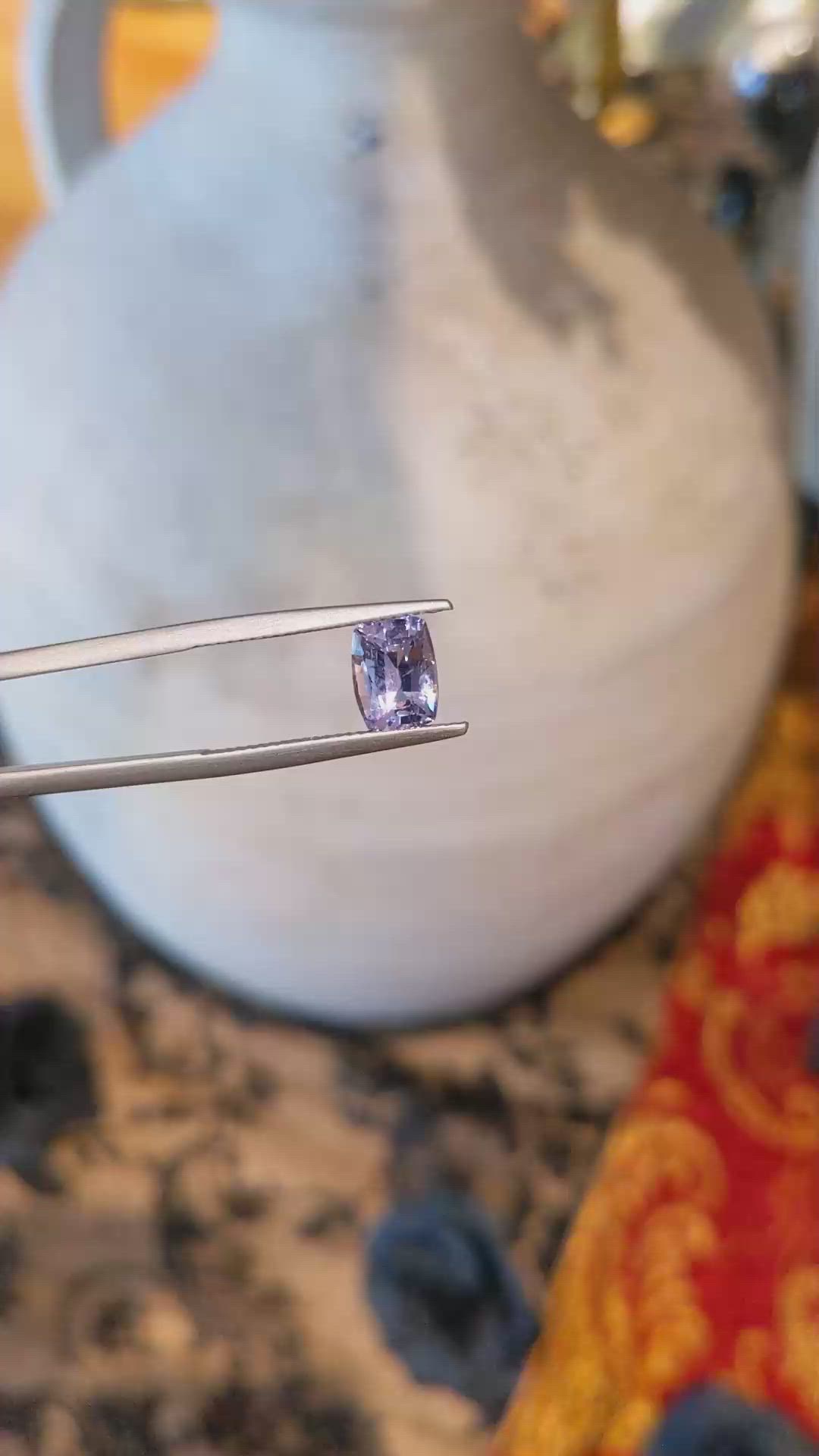 2.12 Ct. Spinel from Ceylon (Sri Lanka) Size Video