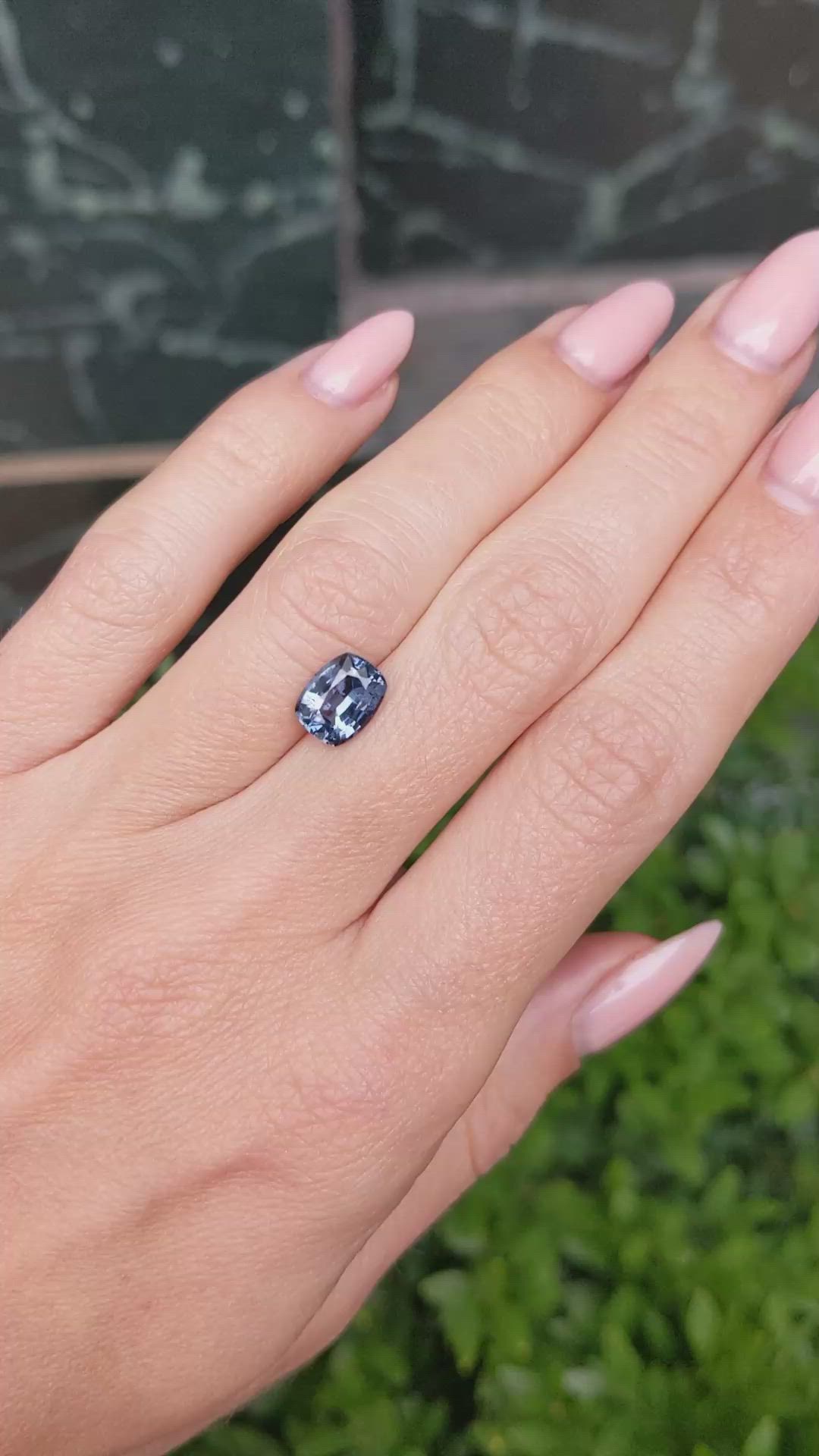 2.07 Ct. Spinel from Ceylon (Sri Lanka) Size Video