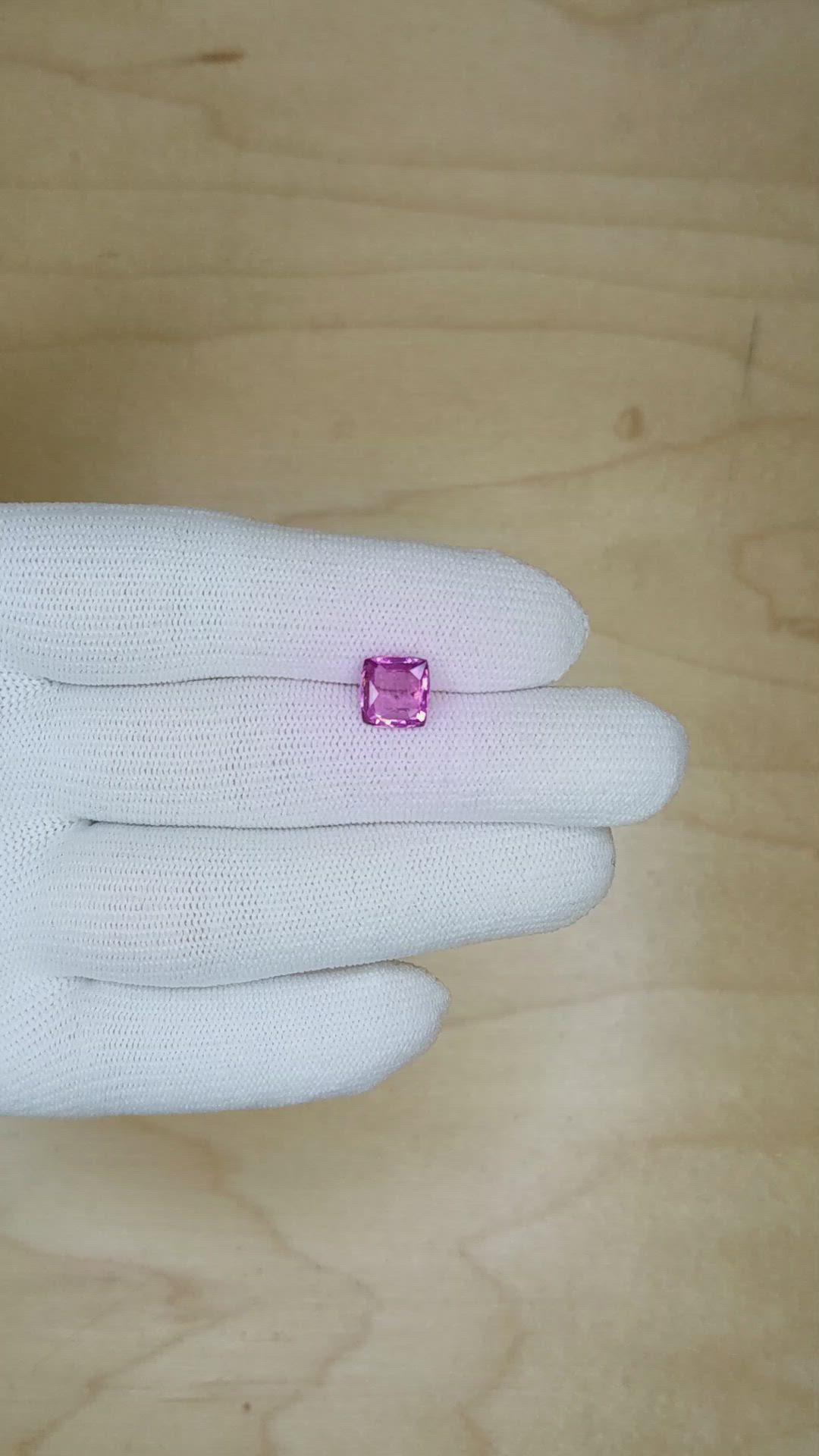 2.28 Ct. Spinel from Ceylon (Sri Lanka) Size Video