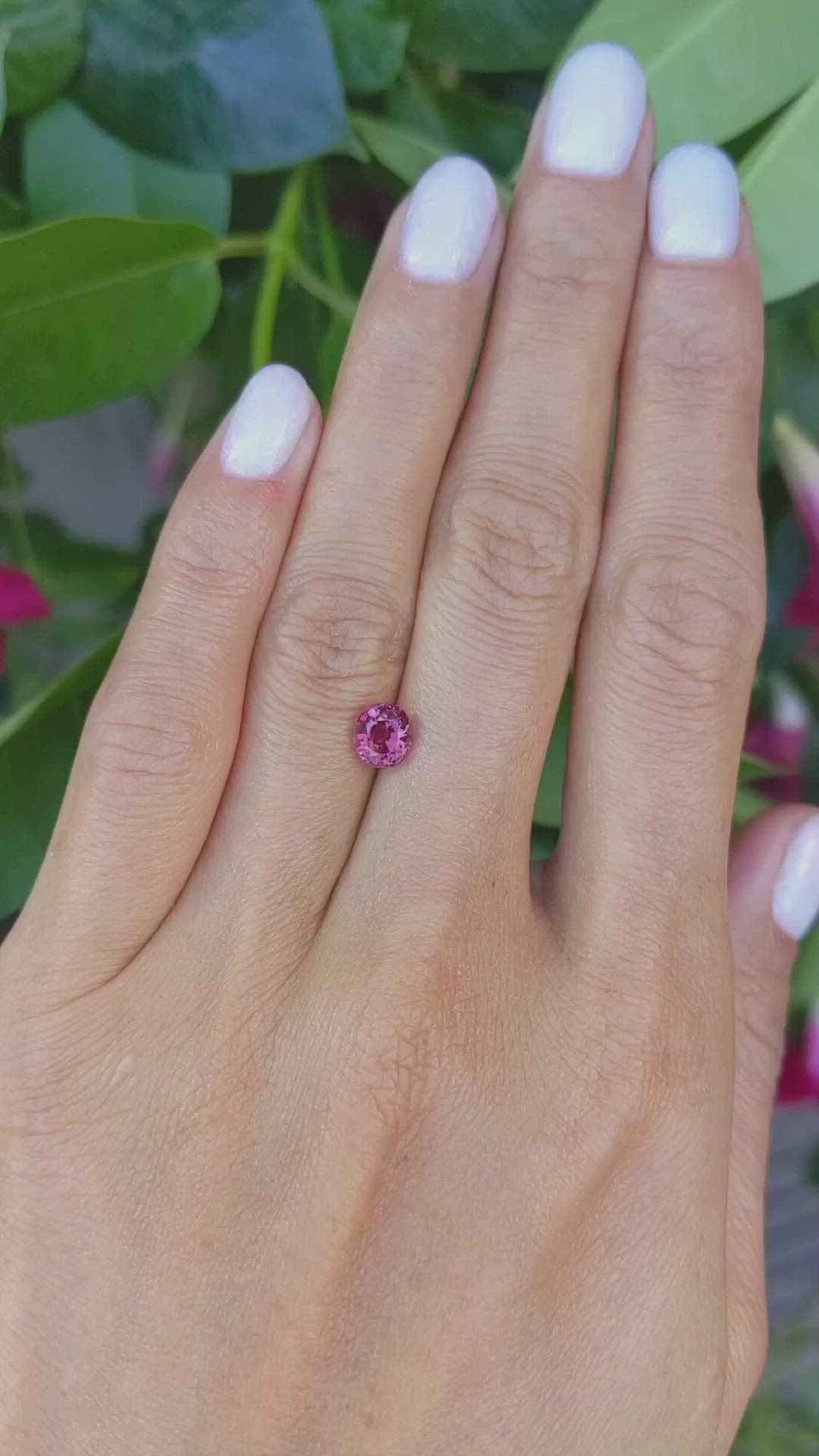 1.20 Ct. Spinel from Ceylon (Sri Lanka) Size Video