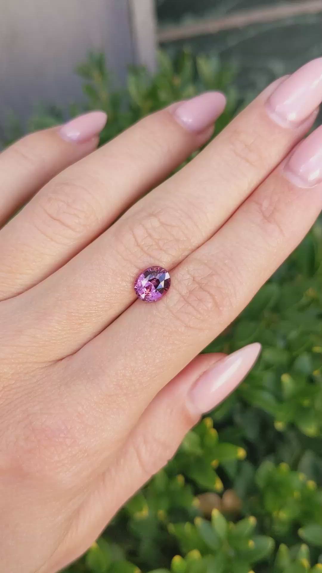 1.89 Ct. Spinel from Ceylon (Sri Lanka) Size Video