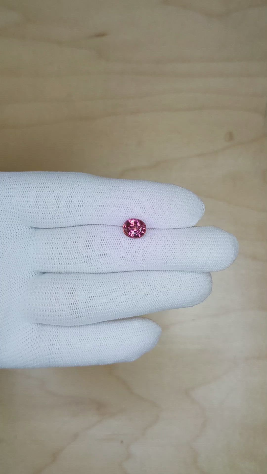 1.89 Ct. Spinel from Ceylon (Sri Lanka) Size Video