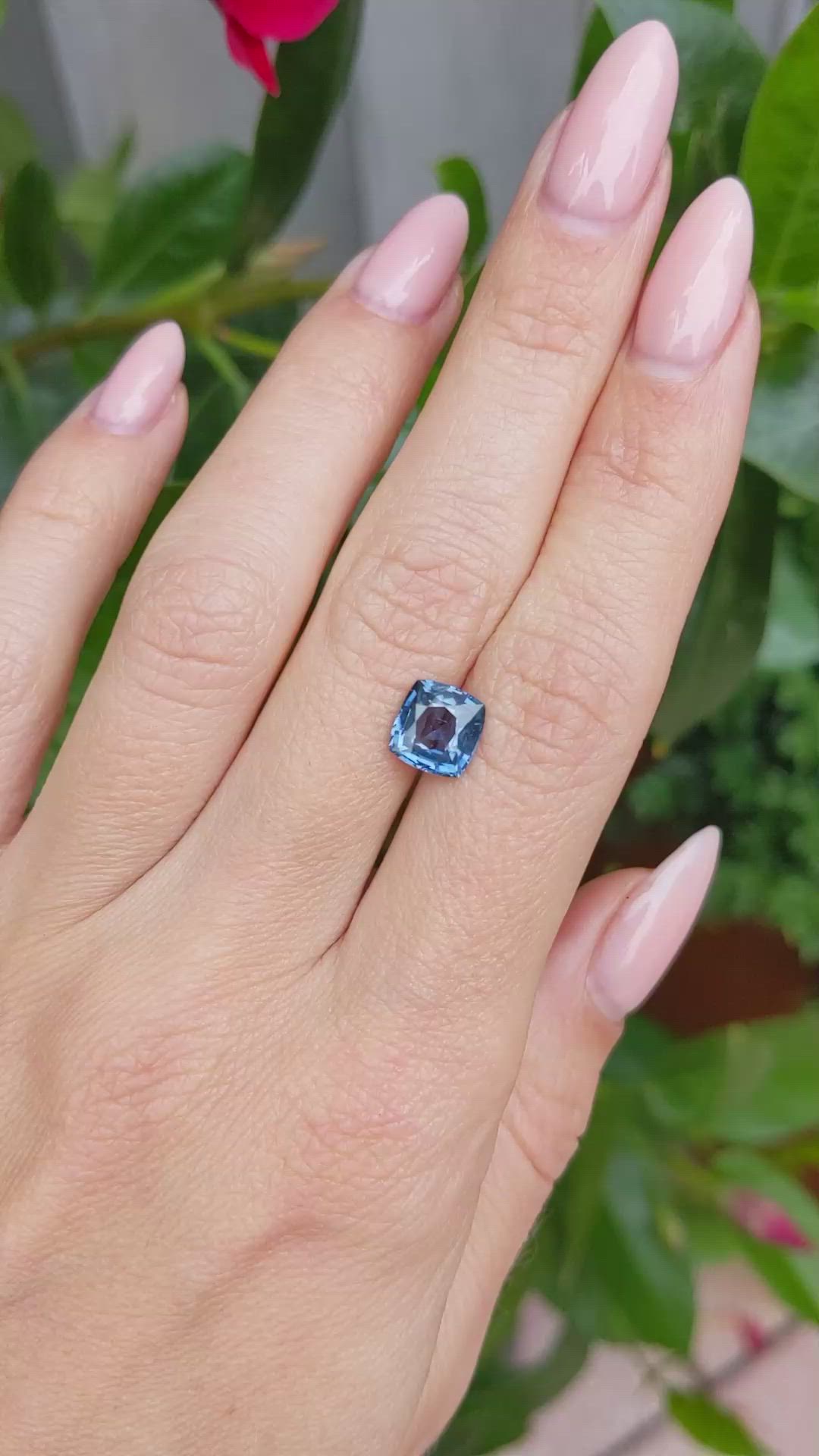 2.07 Ct. Spinel from Ceylon (Sri Lanka) Size Video