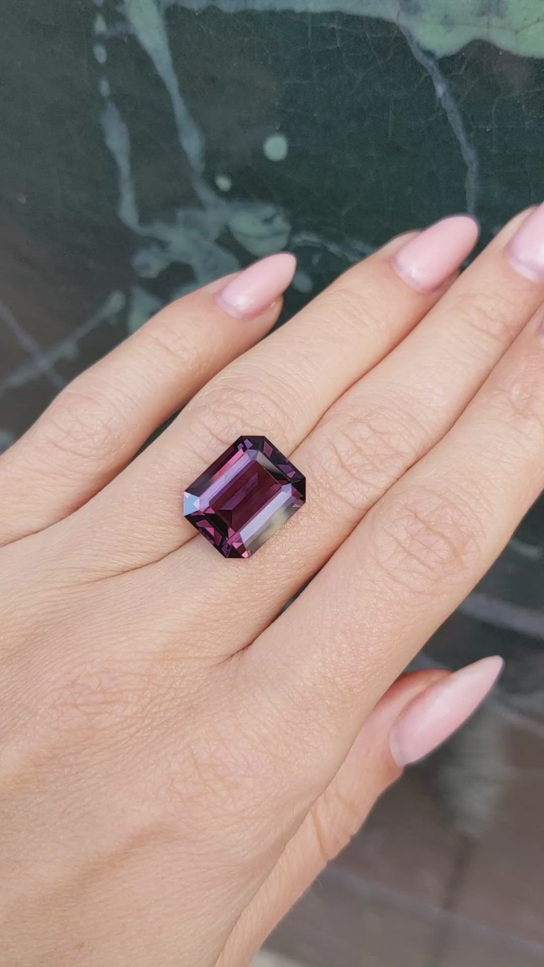 11.07 Ct. Spinel from Ceylon (Sri Lanka) Size Video
