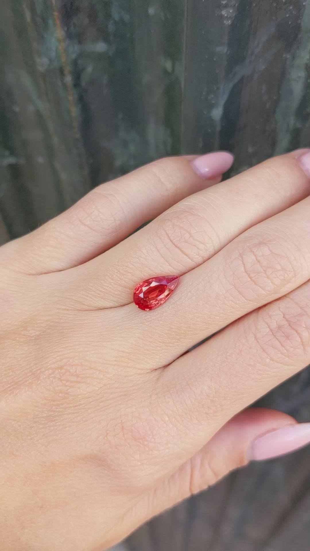 2.08 Ct. Spinel from Ceylon (Sri Lanka) Size Video