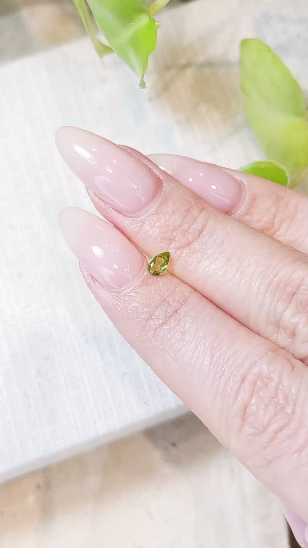 0.22 Ct. Peridot Size Video