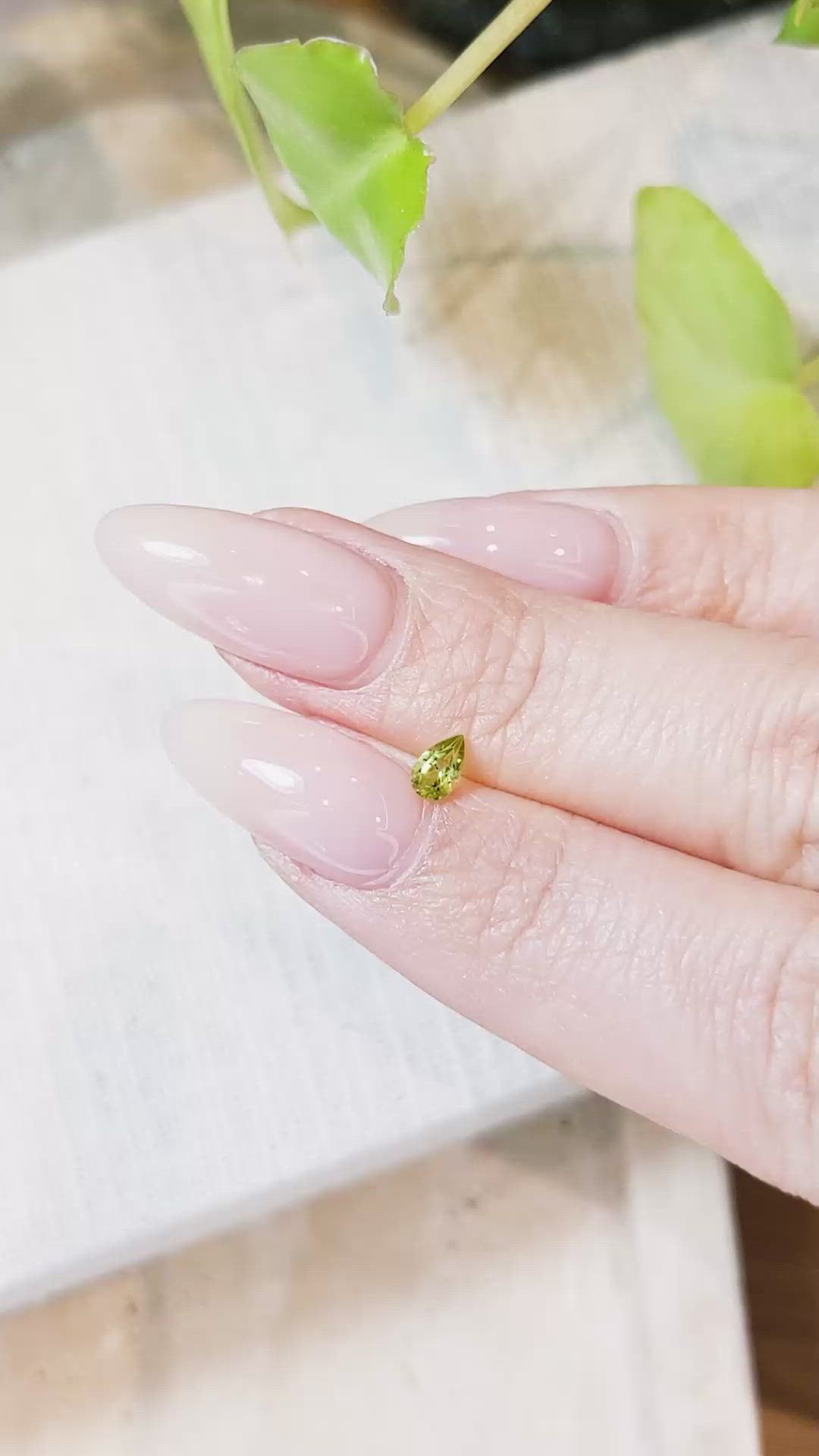 0.22 Ct. Peridot Size Video