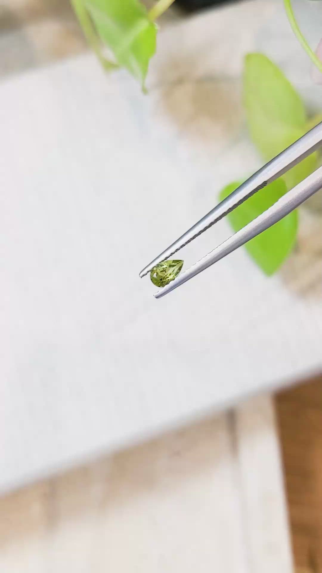 0.22 Ct. Peridot Size Video