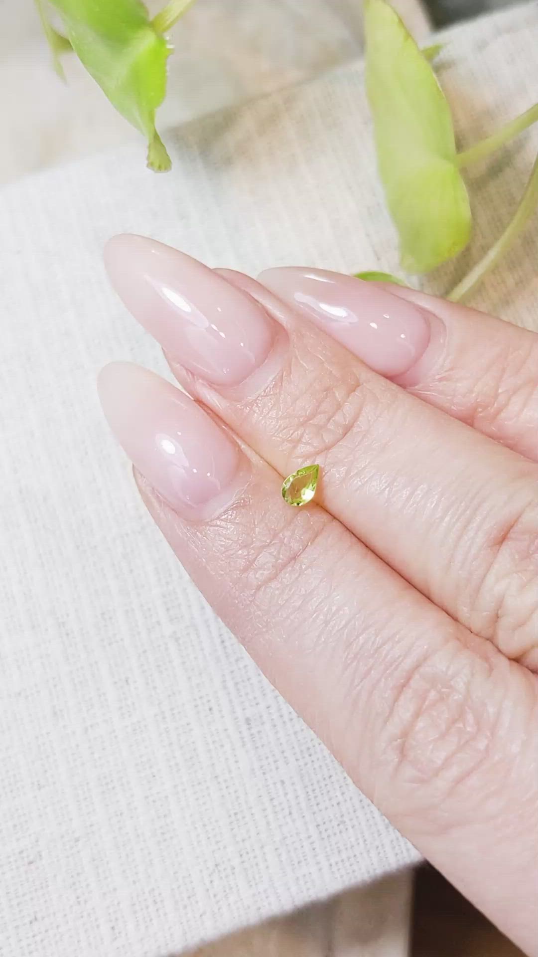 0.21 Ct. Peridot Size Video