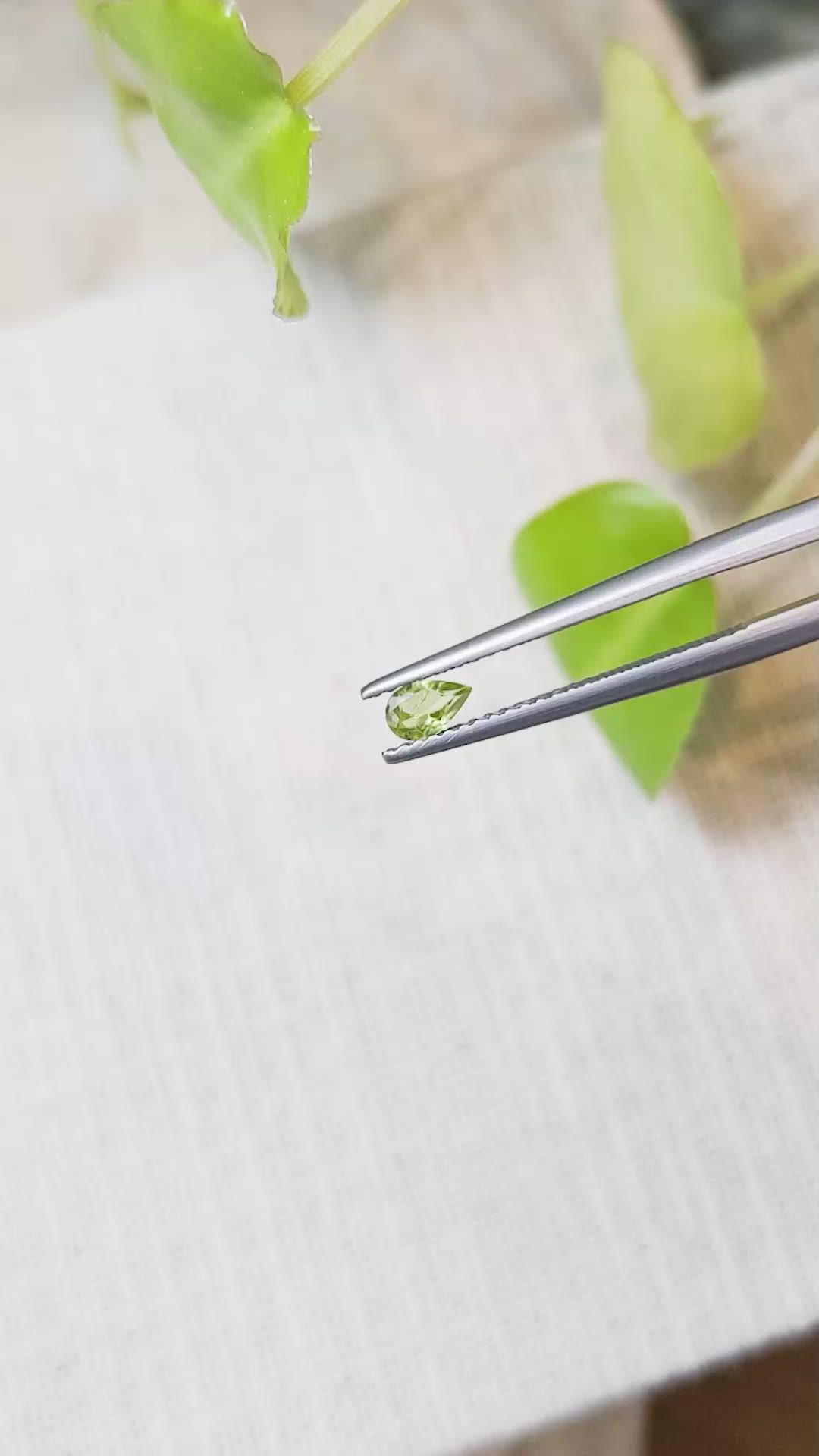 0.21 Ct. Peridot Size Video