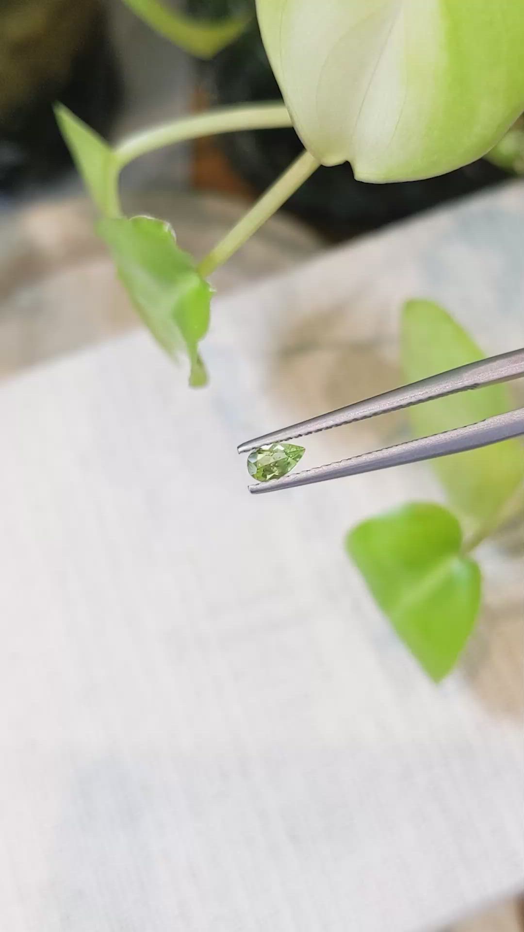 0.20 Ct. Peridot Size Video