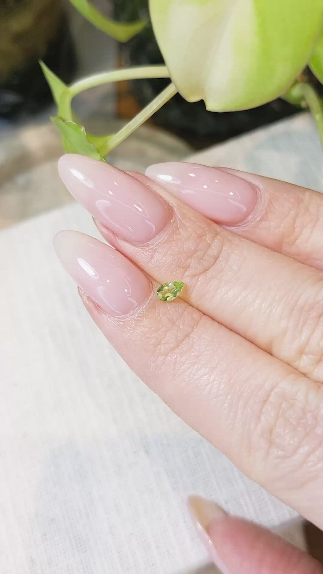 0.20 Ct. Peridot Size Video