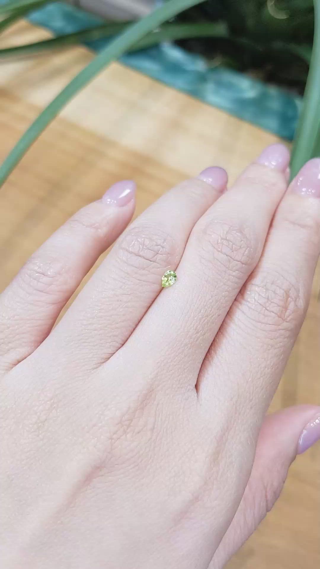 0.16 Ct. Peridot Size Video