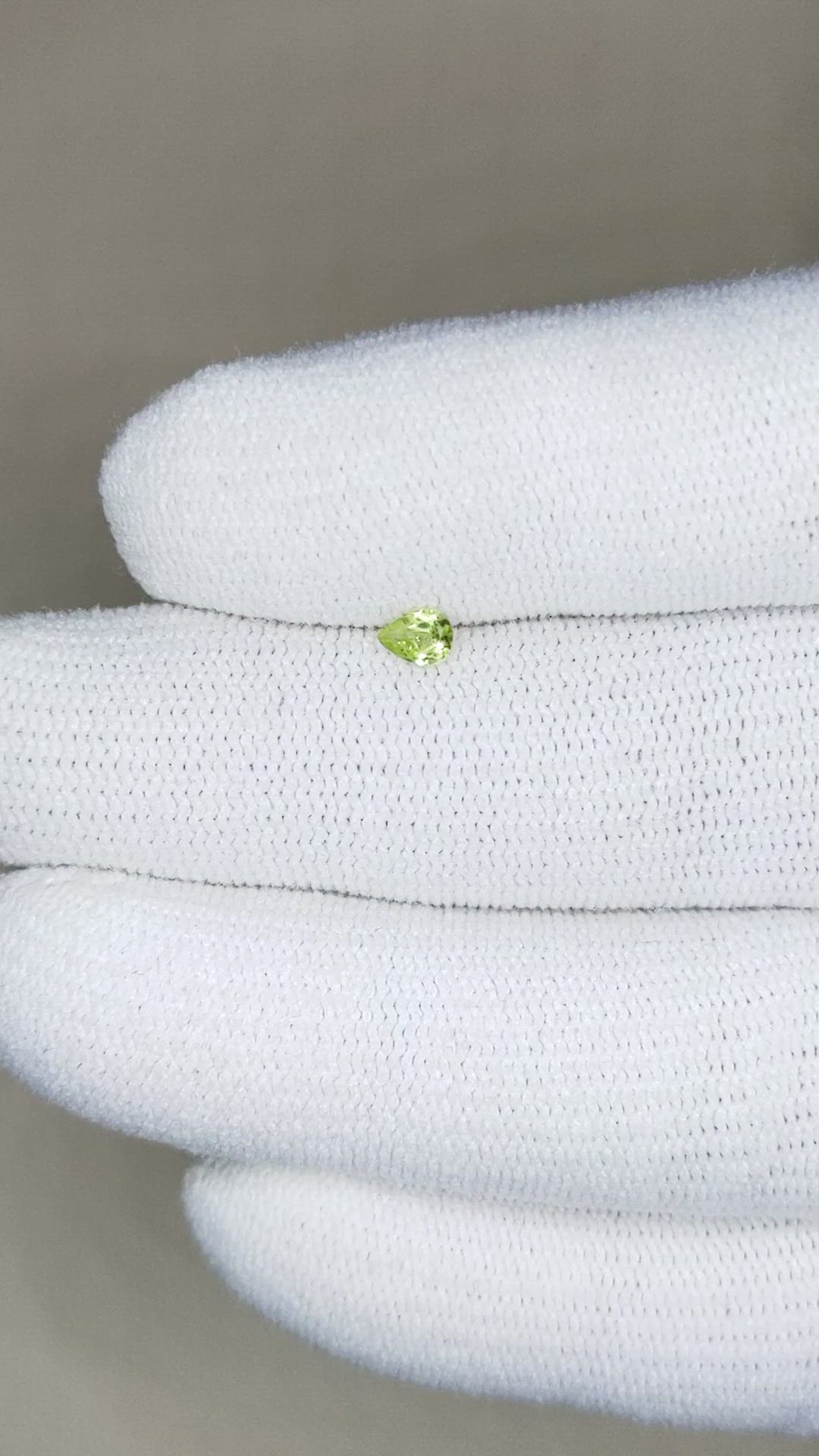 0.16 Ct. Peridot Size Video