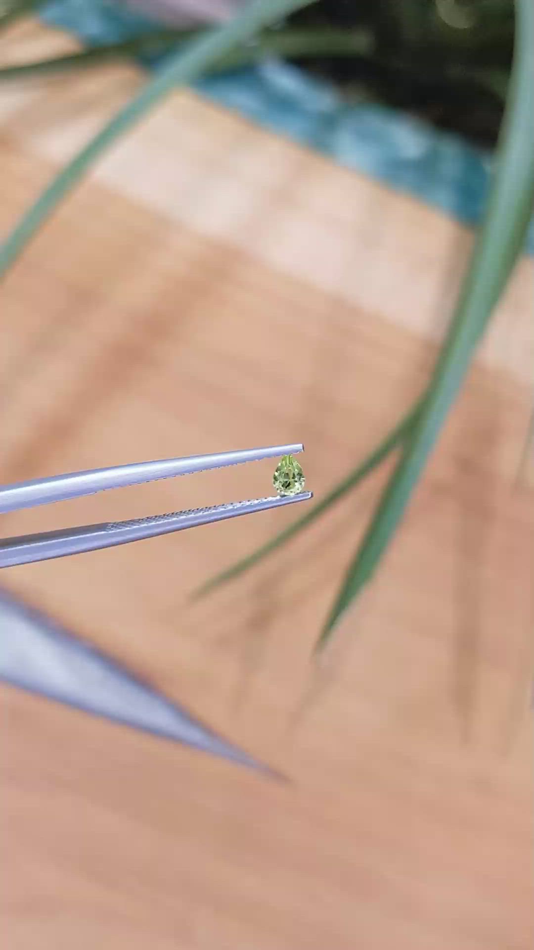 0.16 Ct. Peridot Size Video